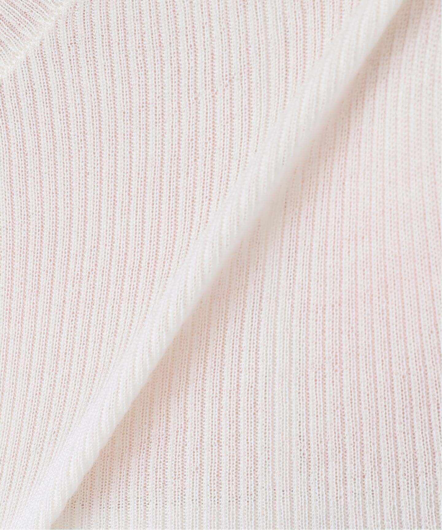 【Deuxieme Classe】Sheer Rib タートルネックプルオーバー Wool Sheer Rib タートルネック プルオーバー（ニット／セーター