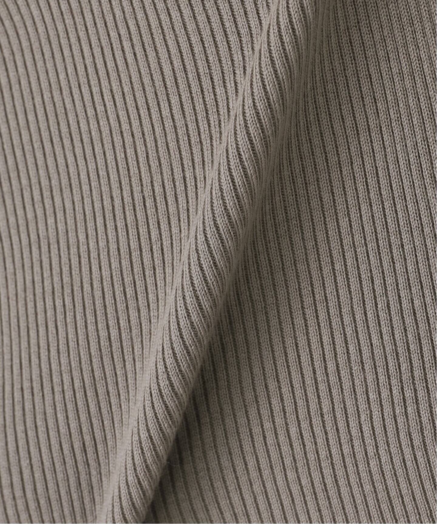 Deuxieme Class rib nit ワイドリブサマーニット Rib クルーネック プルオーバー（ニット／セーター）｜Deuxieme