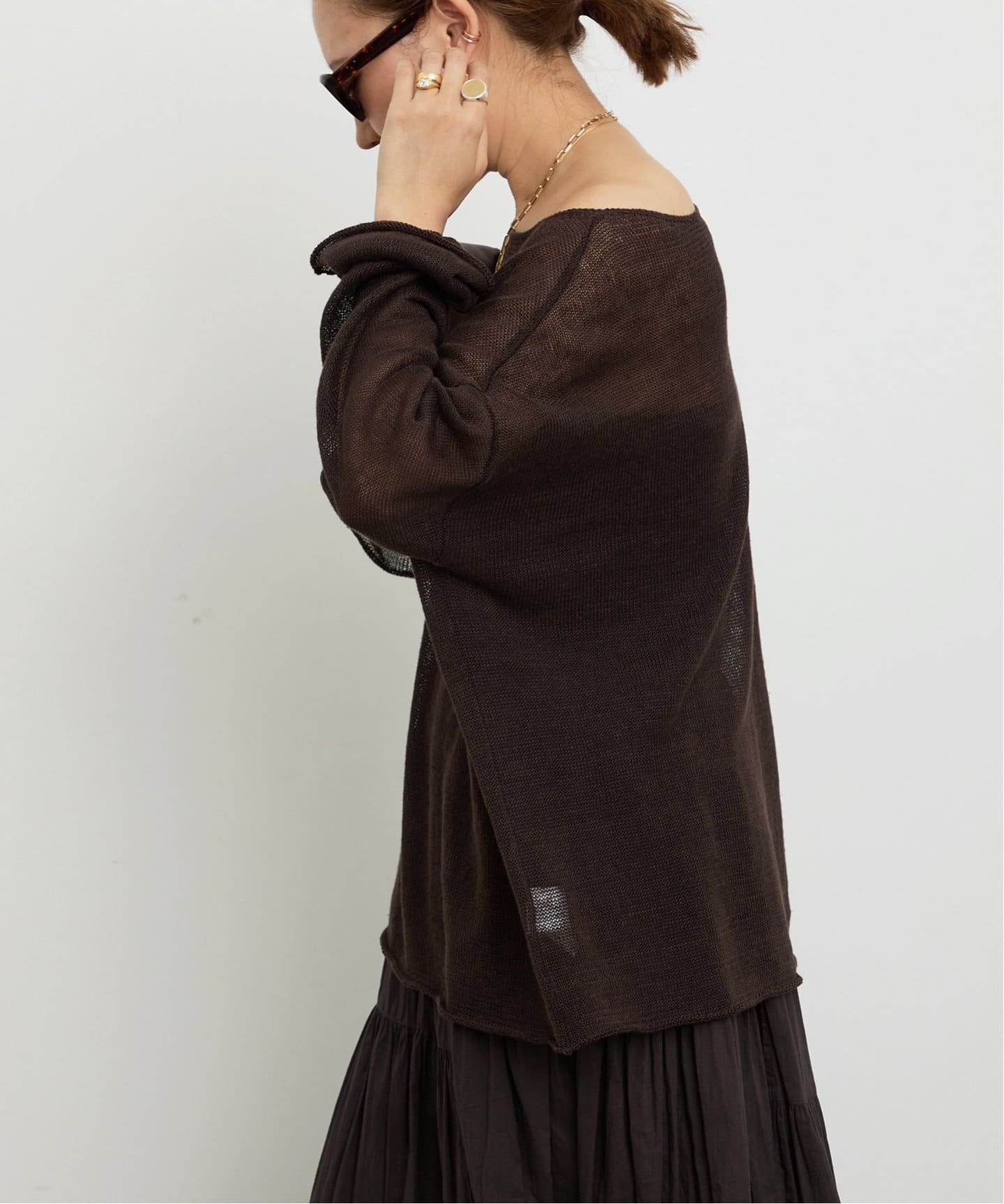 Deuxiemeclasse LINO sheer プルオーバー LINO Sheer プルオーバー（ニット/セーター）｜Deuxieme Classe