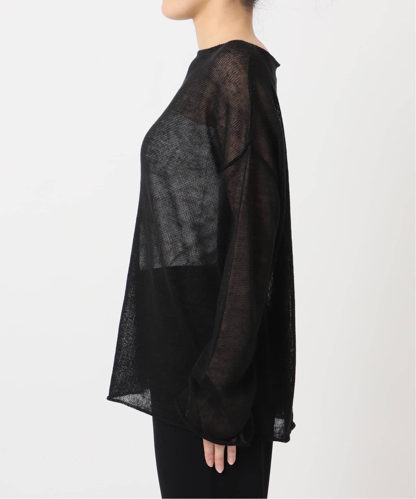 【新品】Deuxieme Classe LINO Sheer プルオーバー LINO Sheer プルオーバー（ニット／セーター）｜Deuxieme Classe