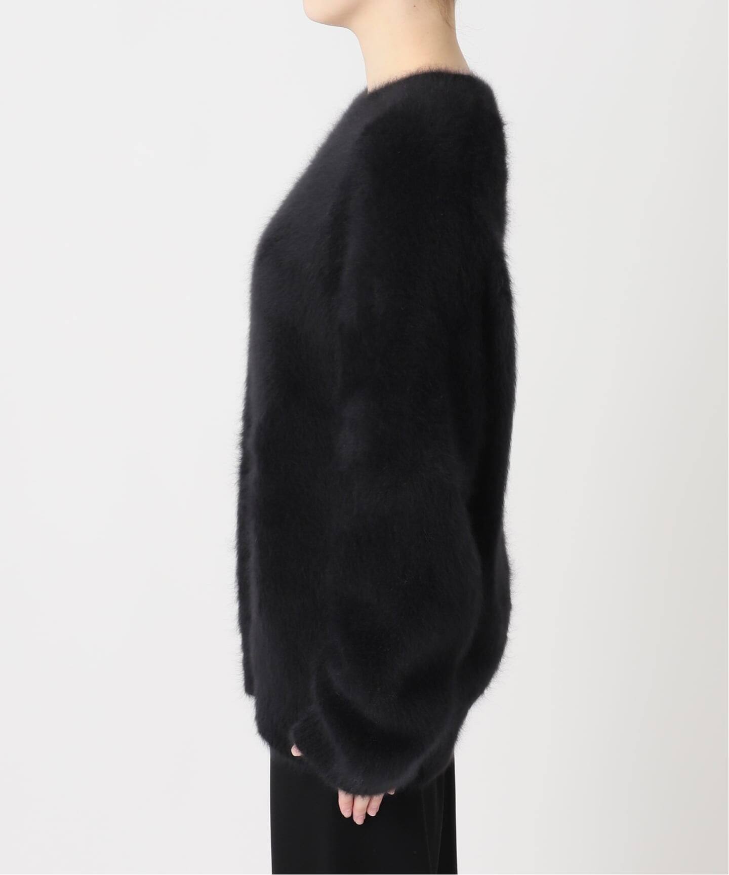 Deuxieme Classe DUET クルーネックセーター ブラック DUET クルーネック セーター（ニット／セーター）｜Deuxieme Classe