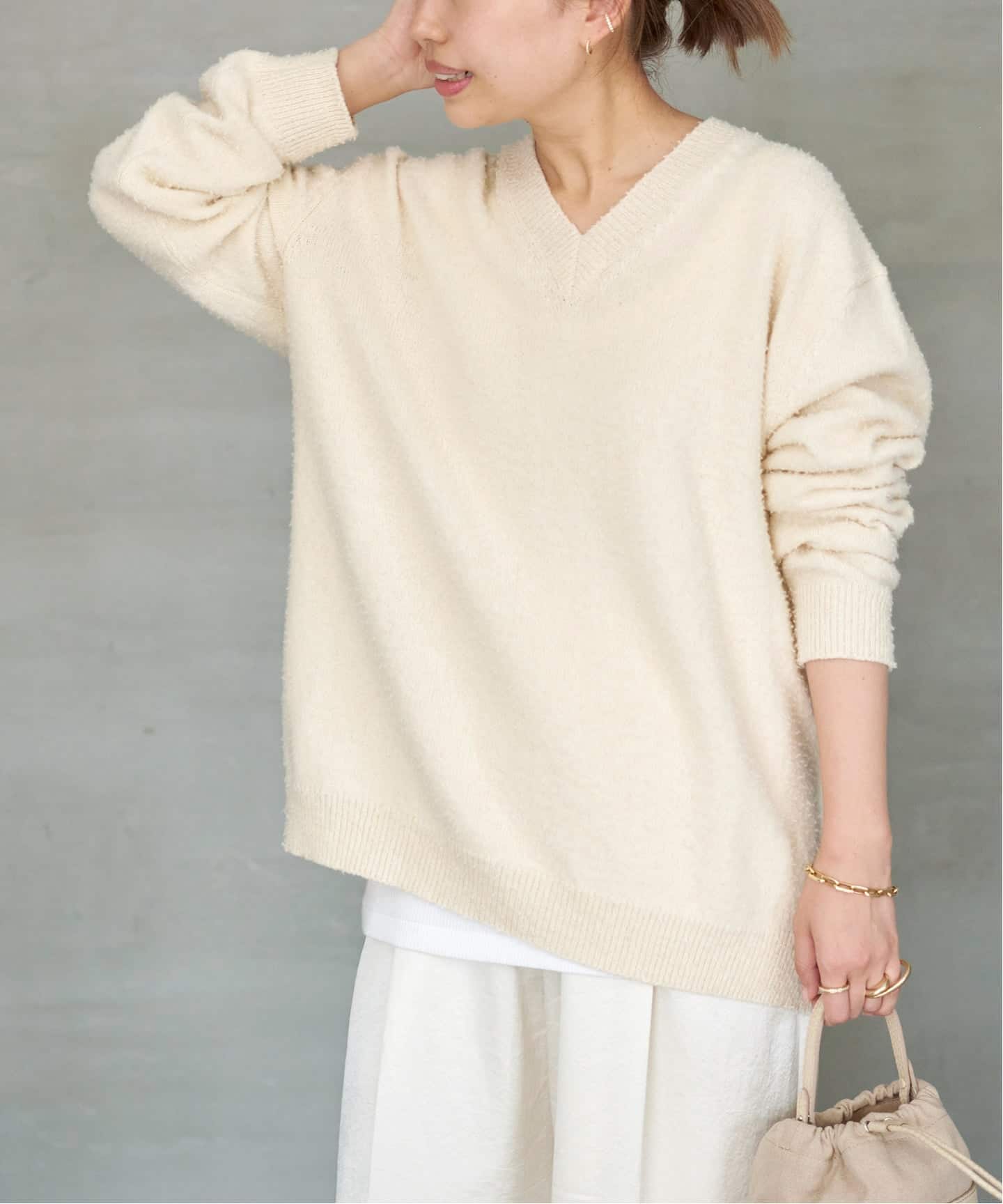 MAISON MARGIELA/メゾン マルジェラ】V NECK KNIT（ニット