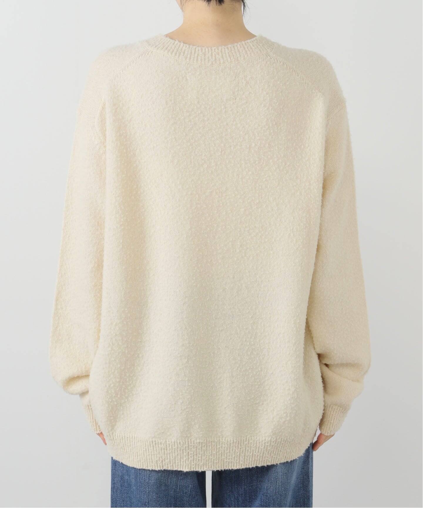 Maison Margielaメゾンマルジェラ Vネックニット 薄手 MAISON MARGIELA(メゾン マルジェラ） コンビVネックニット