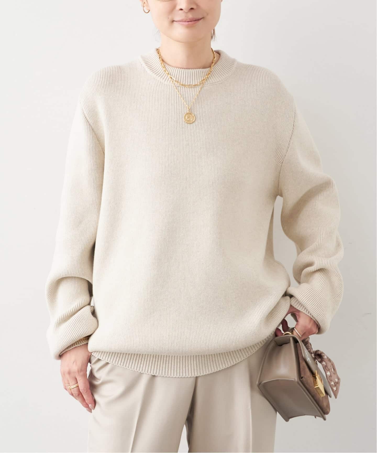 ドゥーズィエムクラス、ブラウン SUNDAY クルーネック 予約》*GOLDEN GOOSE REGULAR CREW NECK LOGO（ニット／セーター