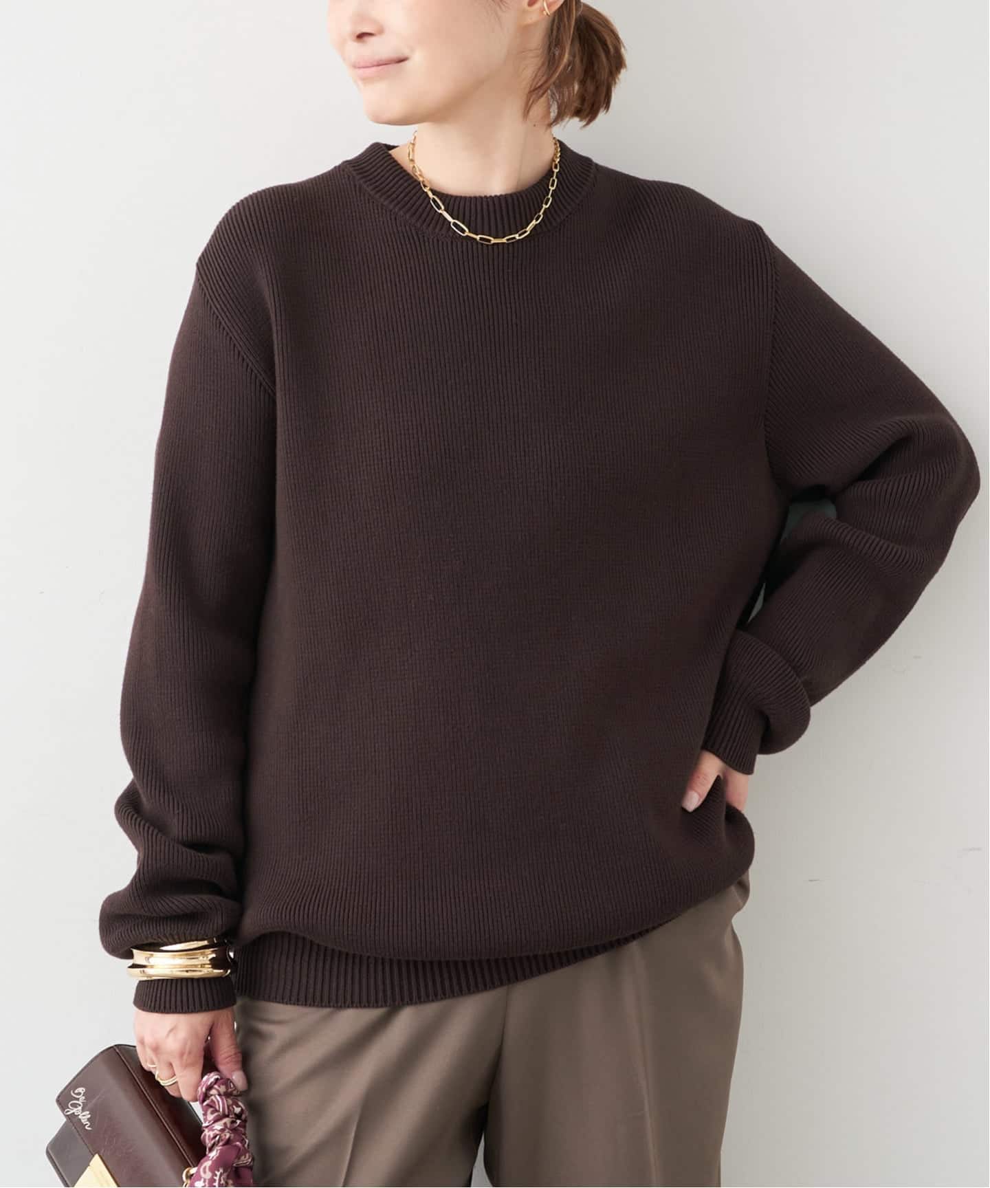のん様ご専用◆Deuxieme Classe GOODGRIEFローゲージニット GOLDEN GOOSE REGULAR CREW NECK LOGO（ニット／セーター）｜Deuxieme