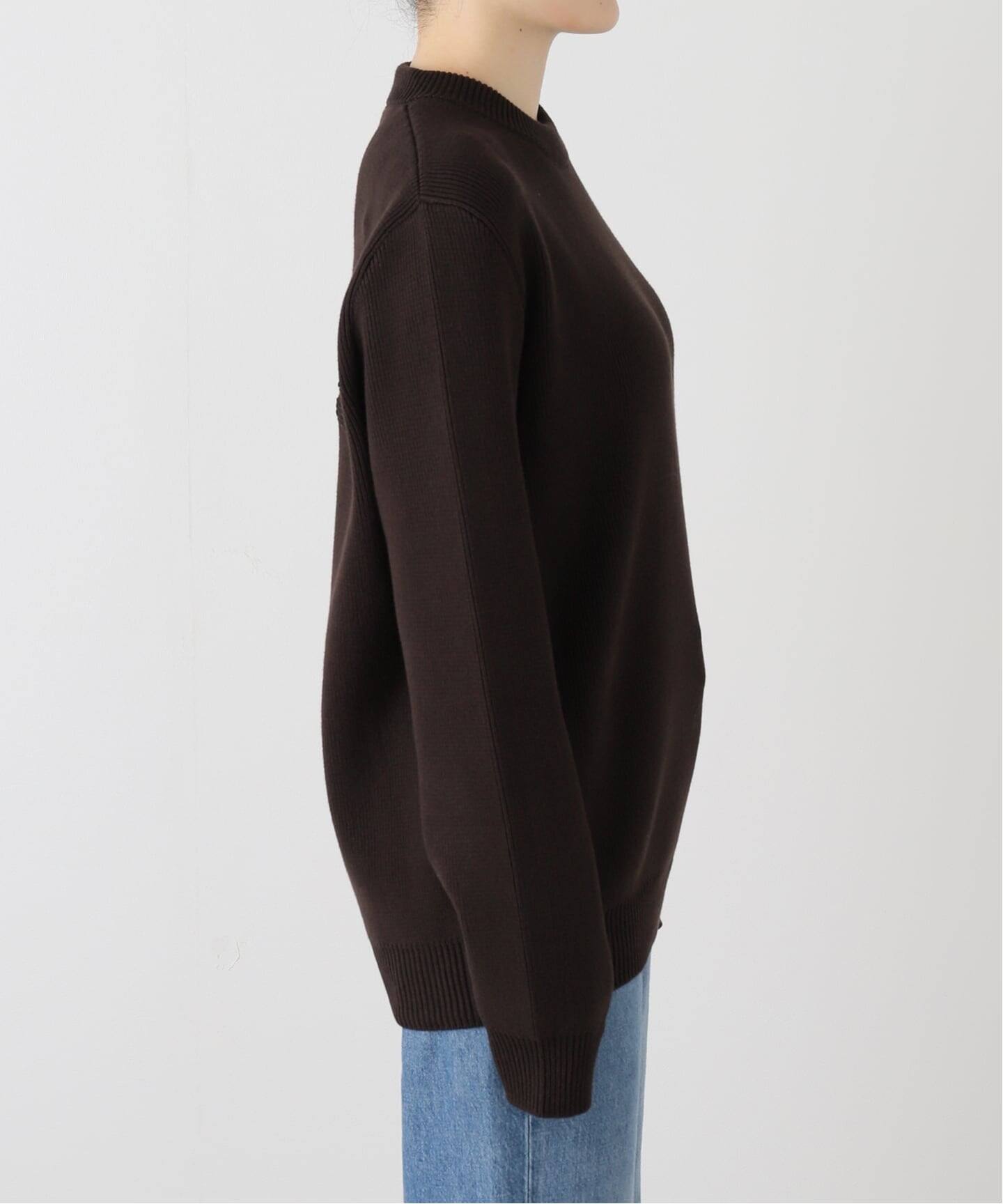 Deuxieme Classe GOLDEN  クルーネック ニット GOLDEN GOOSE REGULAR CREW NECK LOGO（ニット／セーター）｜Deuxieme