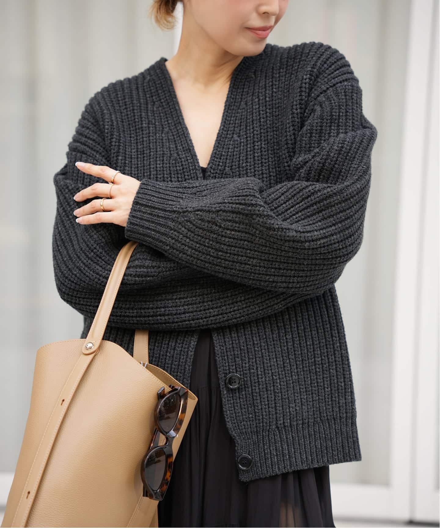 6397/シックススリーナインセブン】FISHERMAN RIB CARDIGAN