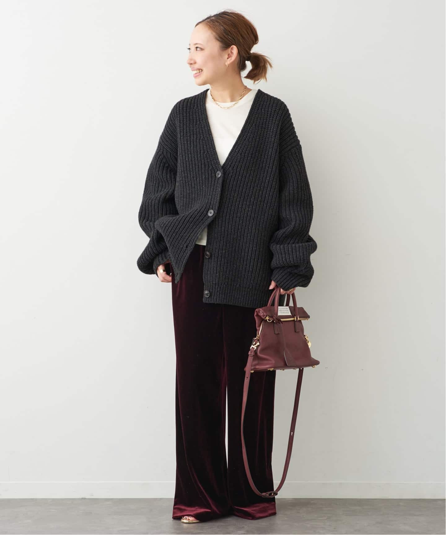 6397/シックススリーナインセブン】FISHERMAN RIB CARDIGAN（ニット