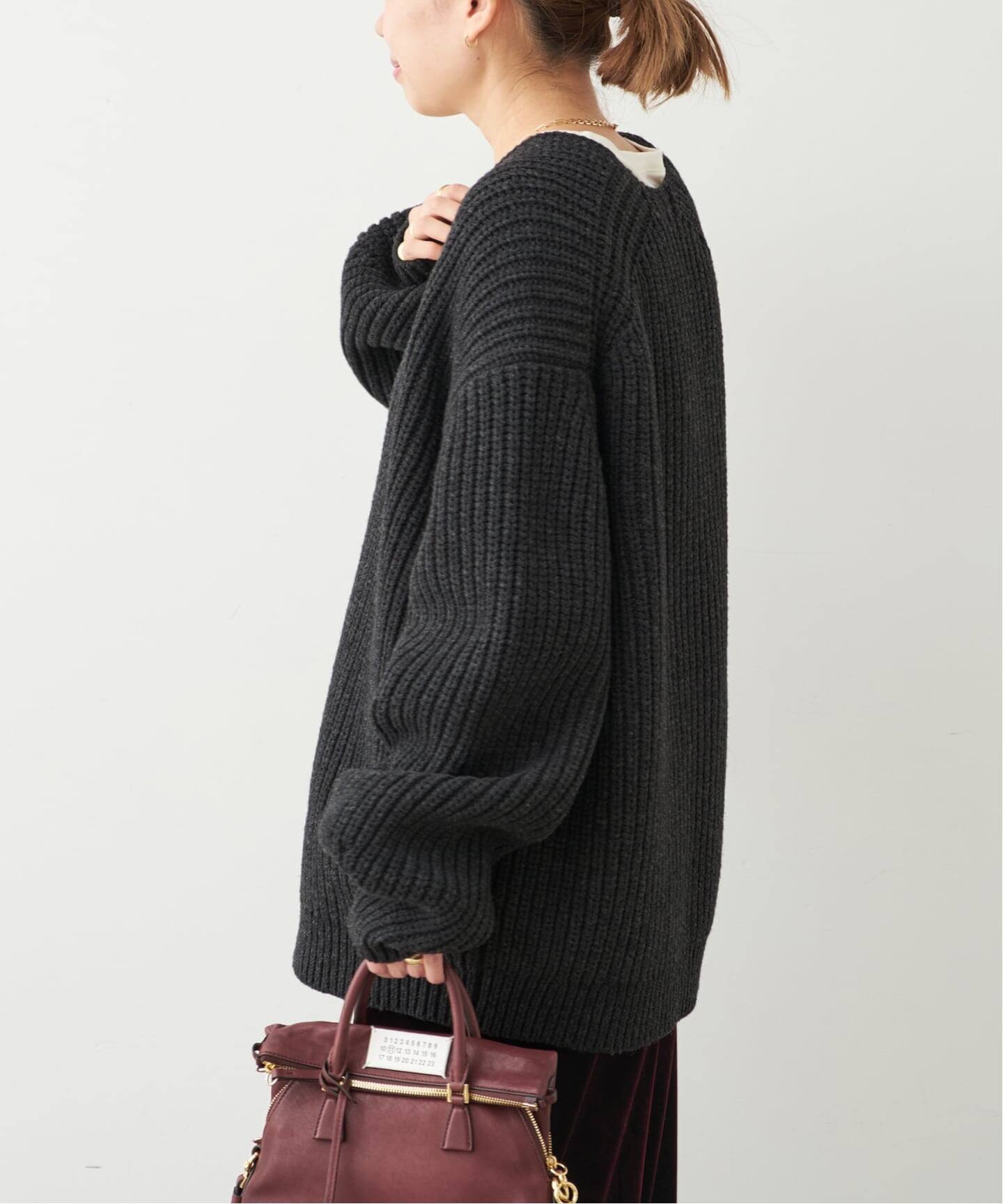 6397/シックススリーナインセブン】FISHERMAN RIB CARDIGAN