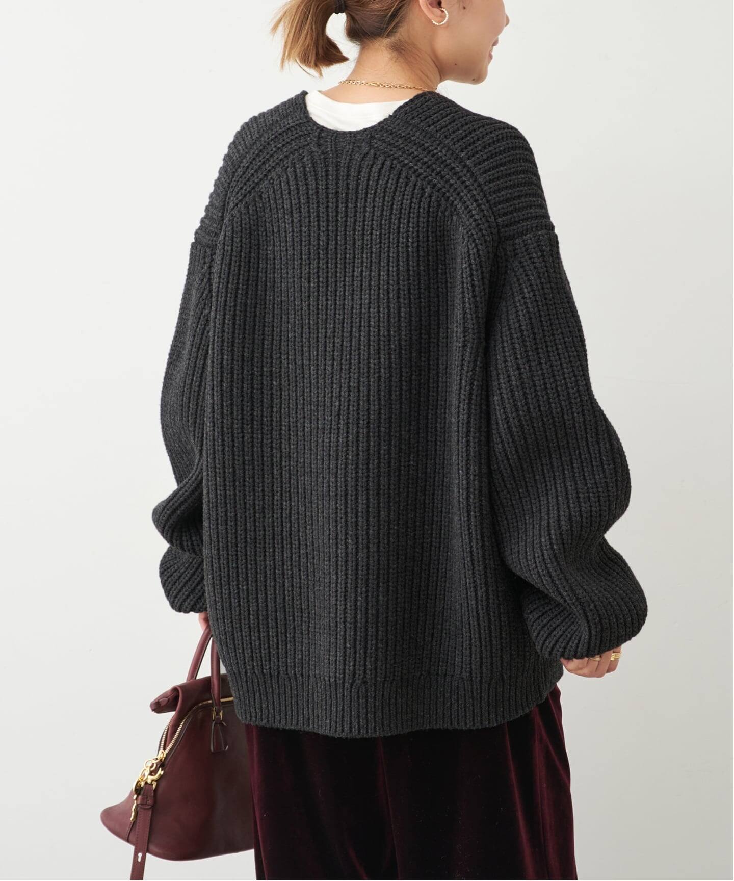 6397/シックススリーナインセブン】FISHERMAN RIB CARDIGAN
