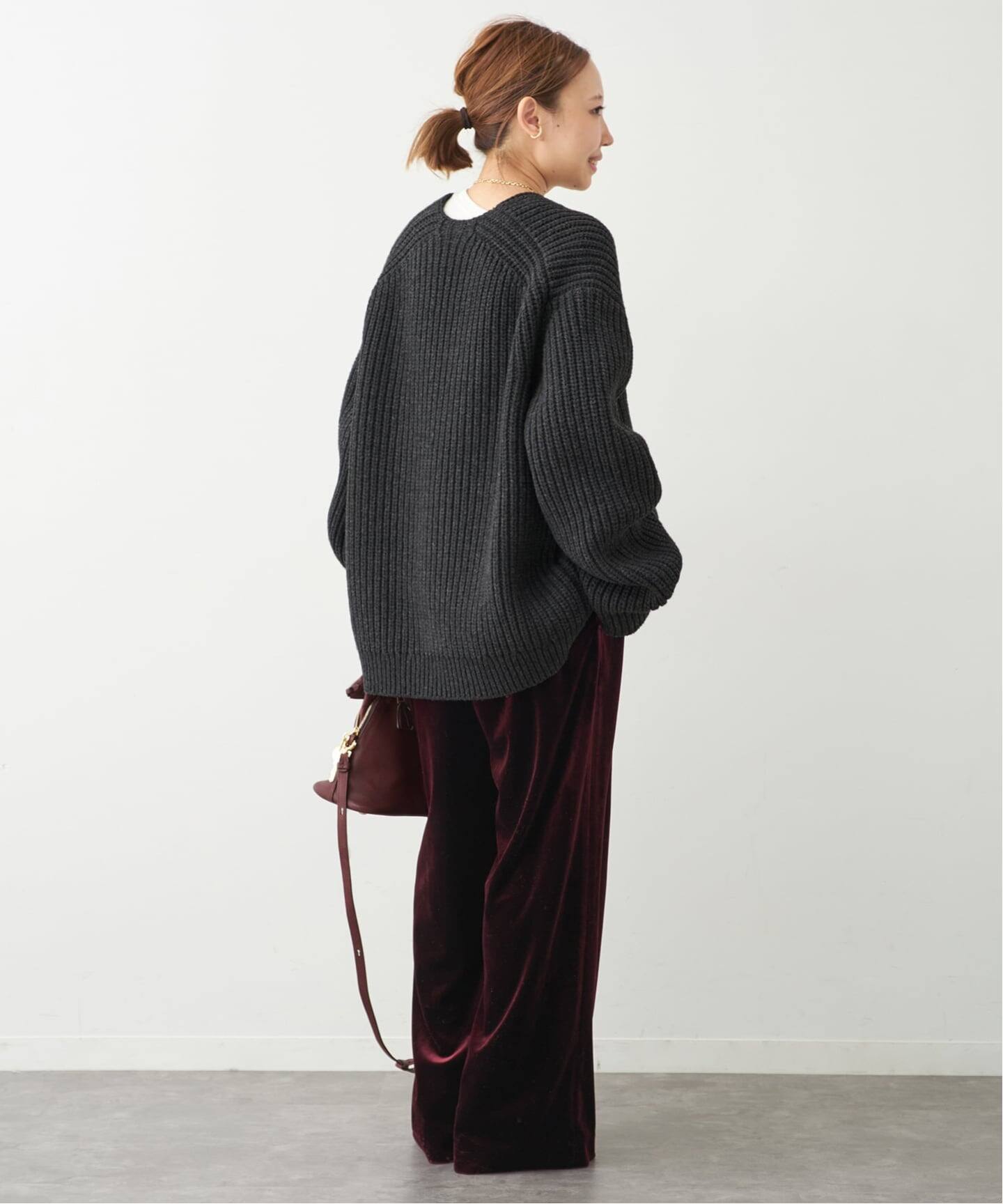 6397/シックススリーナインセブン】FISHERMAN RIB CARDIGAN（ニット