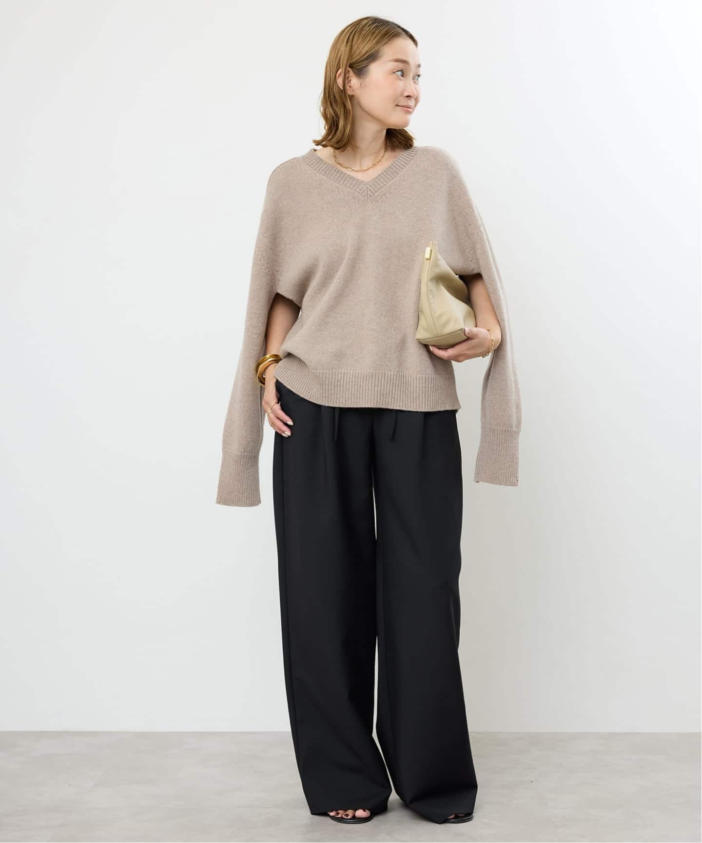 ROHE/ロヘ　FRINGE WL BLEND タートルネックニット ROHE/ロヘ FRINGE WL BLEND タートルネックニット