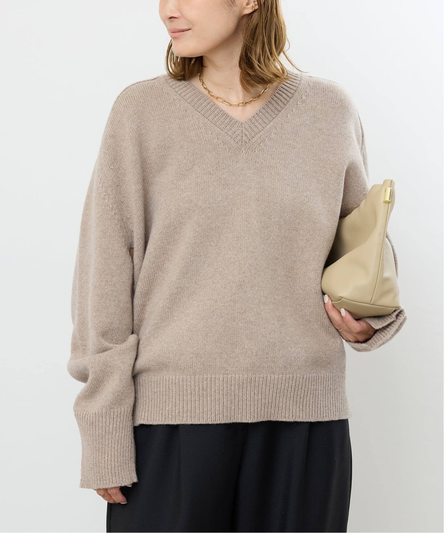 ROHE/ロヘ】CAPE V-NECK KNIT（ニット／セーター）｜Deuxieme Classe