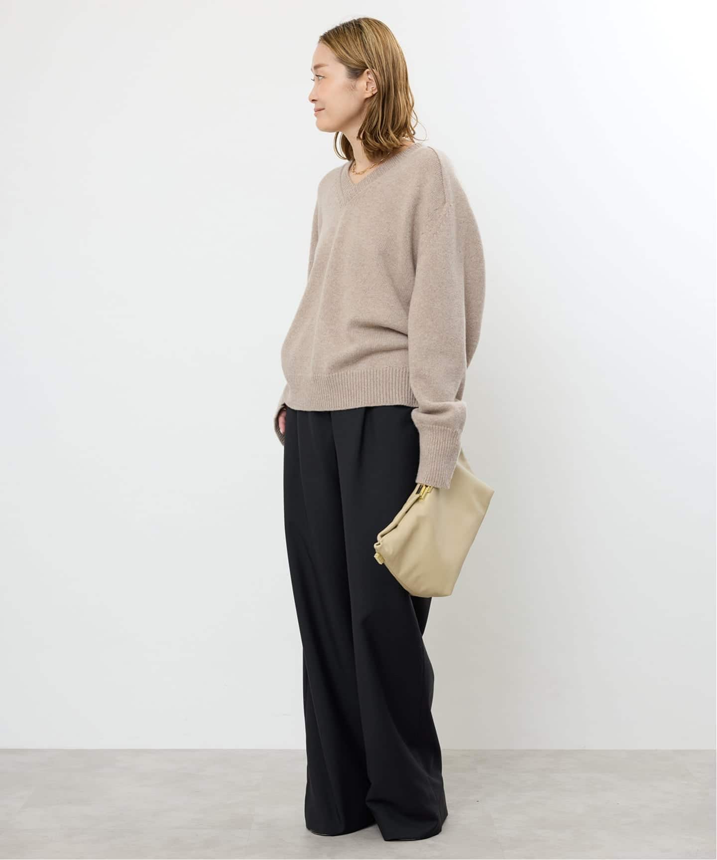 ROHE/ロヘ　FRINGE WL BLEND タートルネックニット ROHE/ロヘ FRINGE WL BLEND タートルネックニット