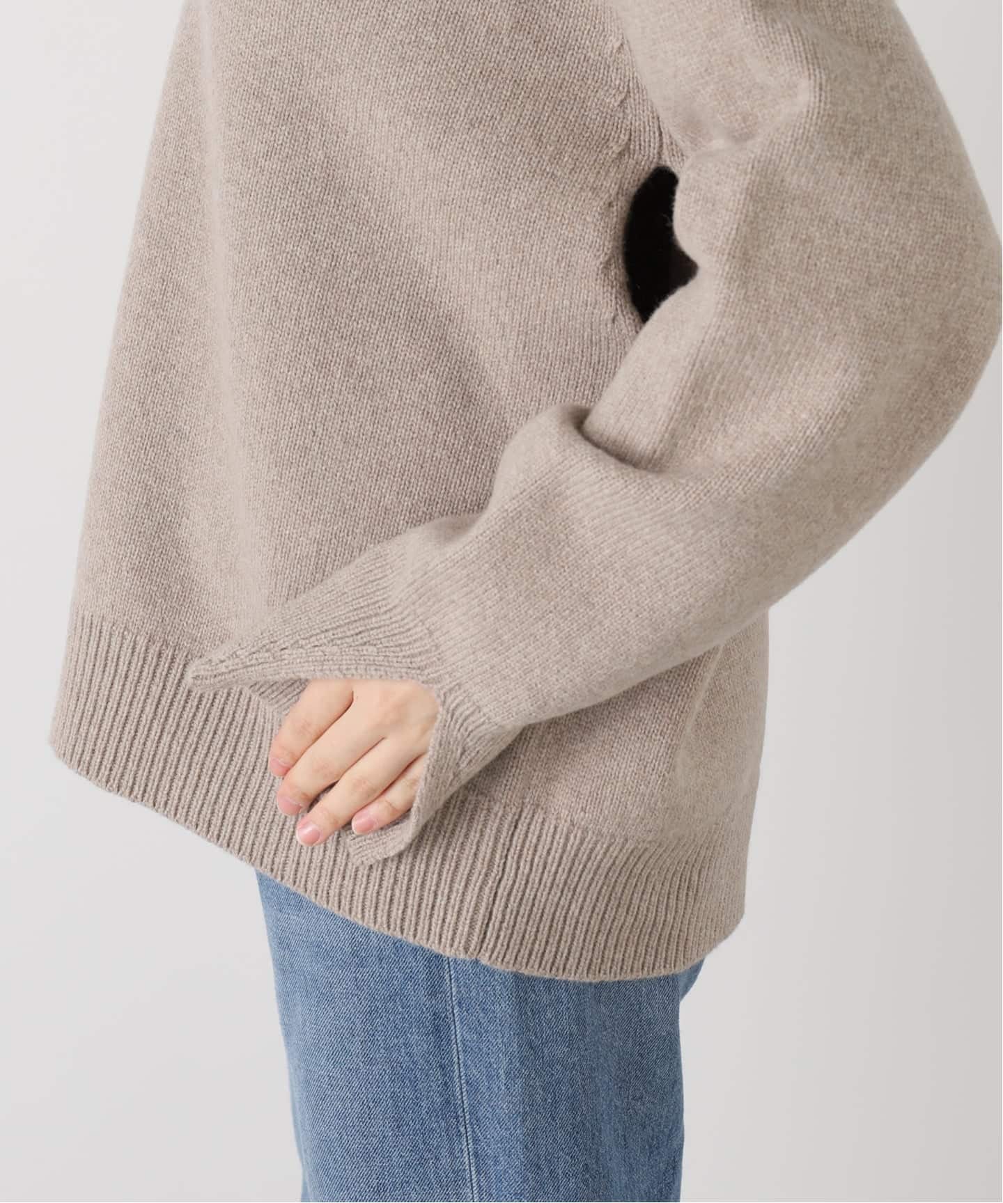 【ROHE/ロヘ】FRINGE WL BLEND タートルネックニット ROHE/ロヘ FRINGE WL BLEND タートルネックニット ベストストア