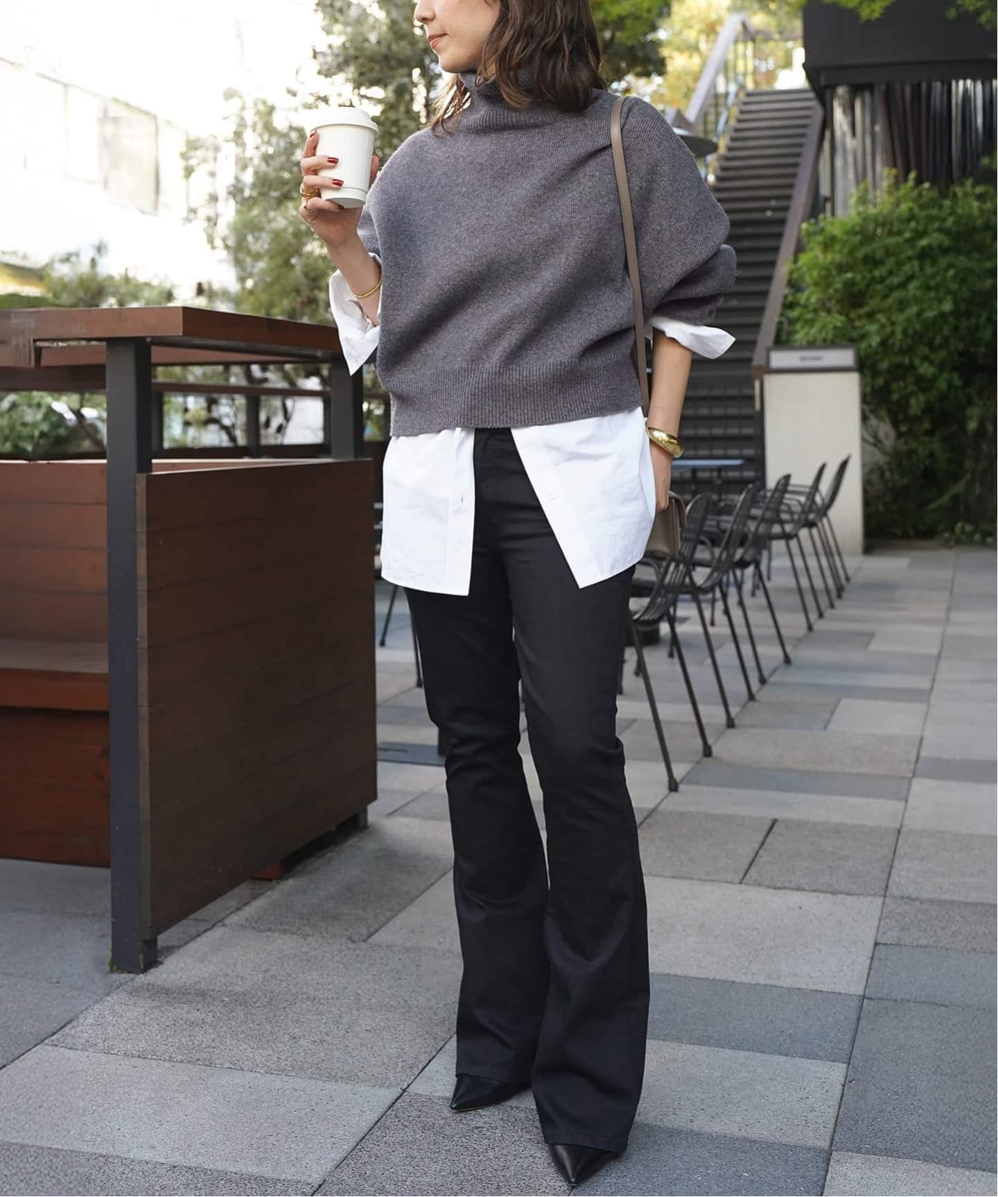 ★ドゥーズィエムクラス★2024ウールボーダーリブタートル ☆ドゥーズィエムクラス☆2024ウールボーダーリブタートル