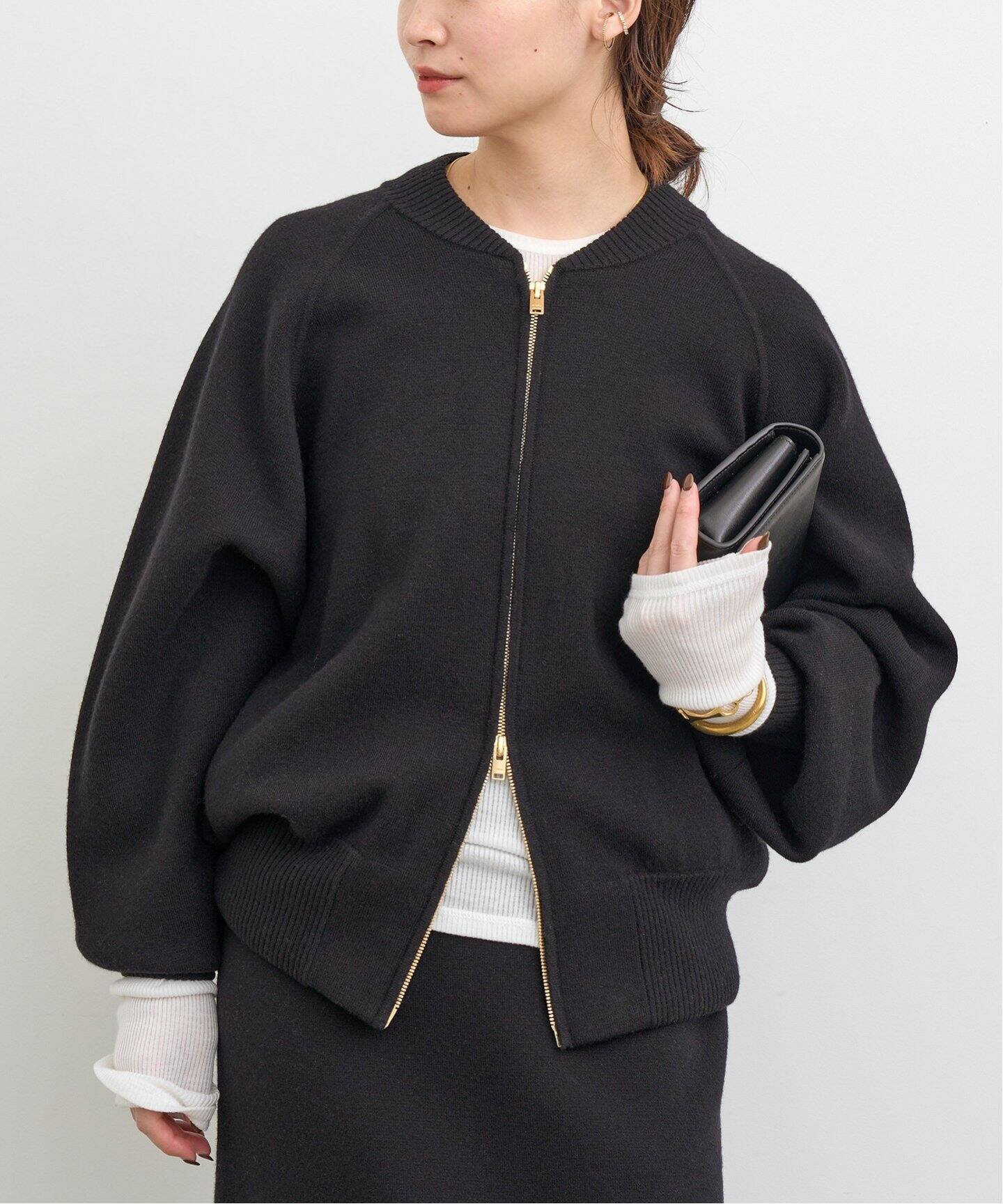 CINOH/チノ 】KNIT ZIP BLOUSON（ニット／セーター）｜Deuxieme Classe  