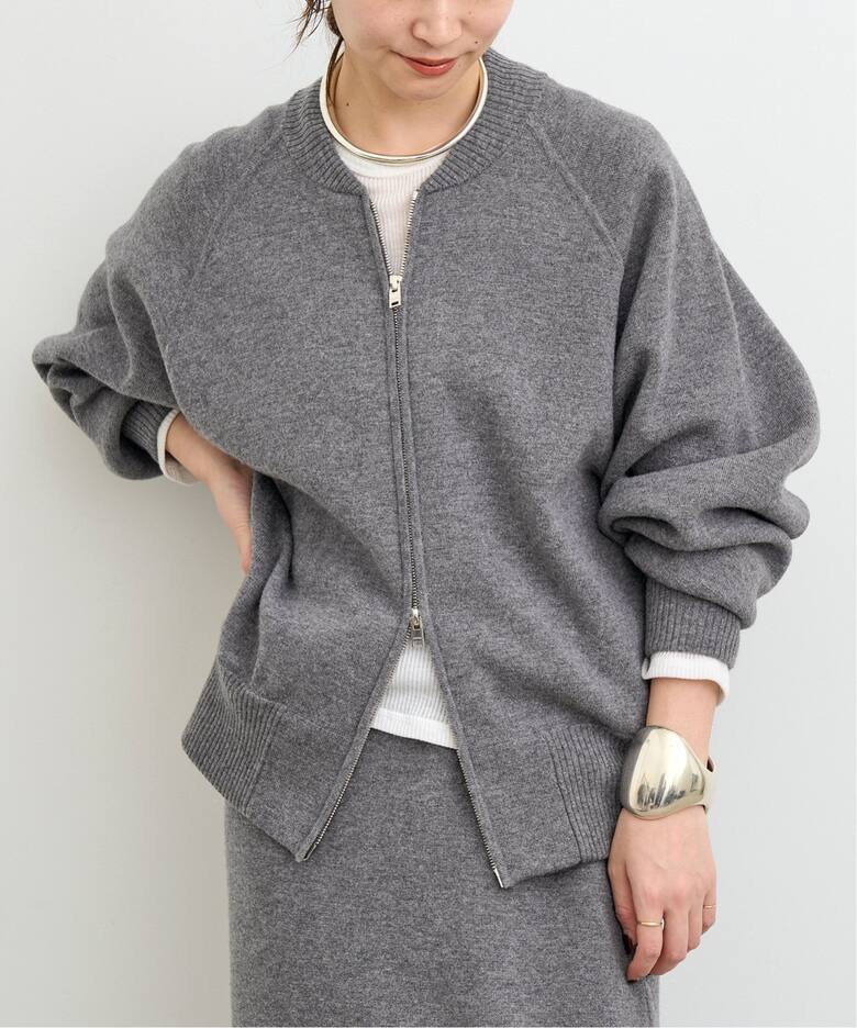 CINOH/チノ 】KNIT ZIP BLOUSON（ニット／セーター）｜Deuxieme Classe  