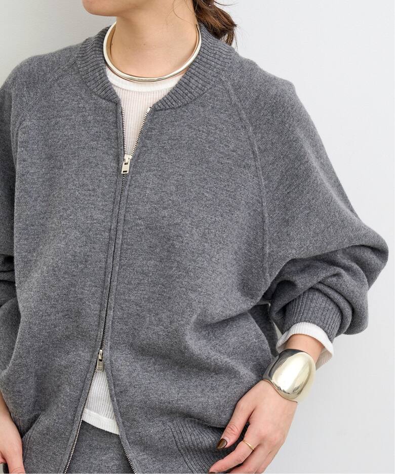 CINOH/チノ 】KNIT ZIP BLOUSON（ニット／セーター）｜Deuxieme Classe  