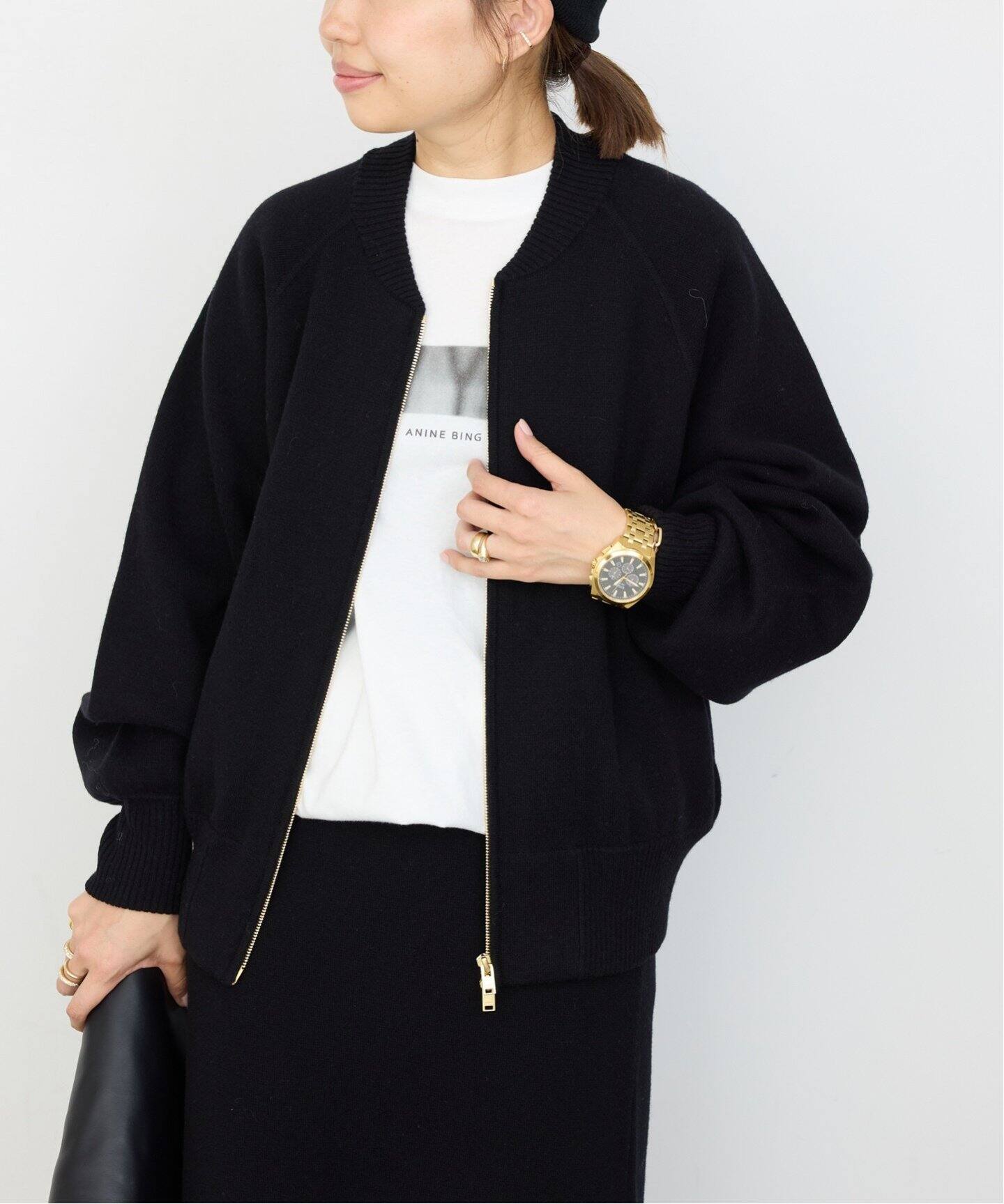 CINOH/チノ 】KNIT ZIP BLOUSON（ニット／セーター）｜Deuxieme Classe  