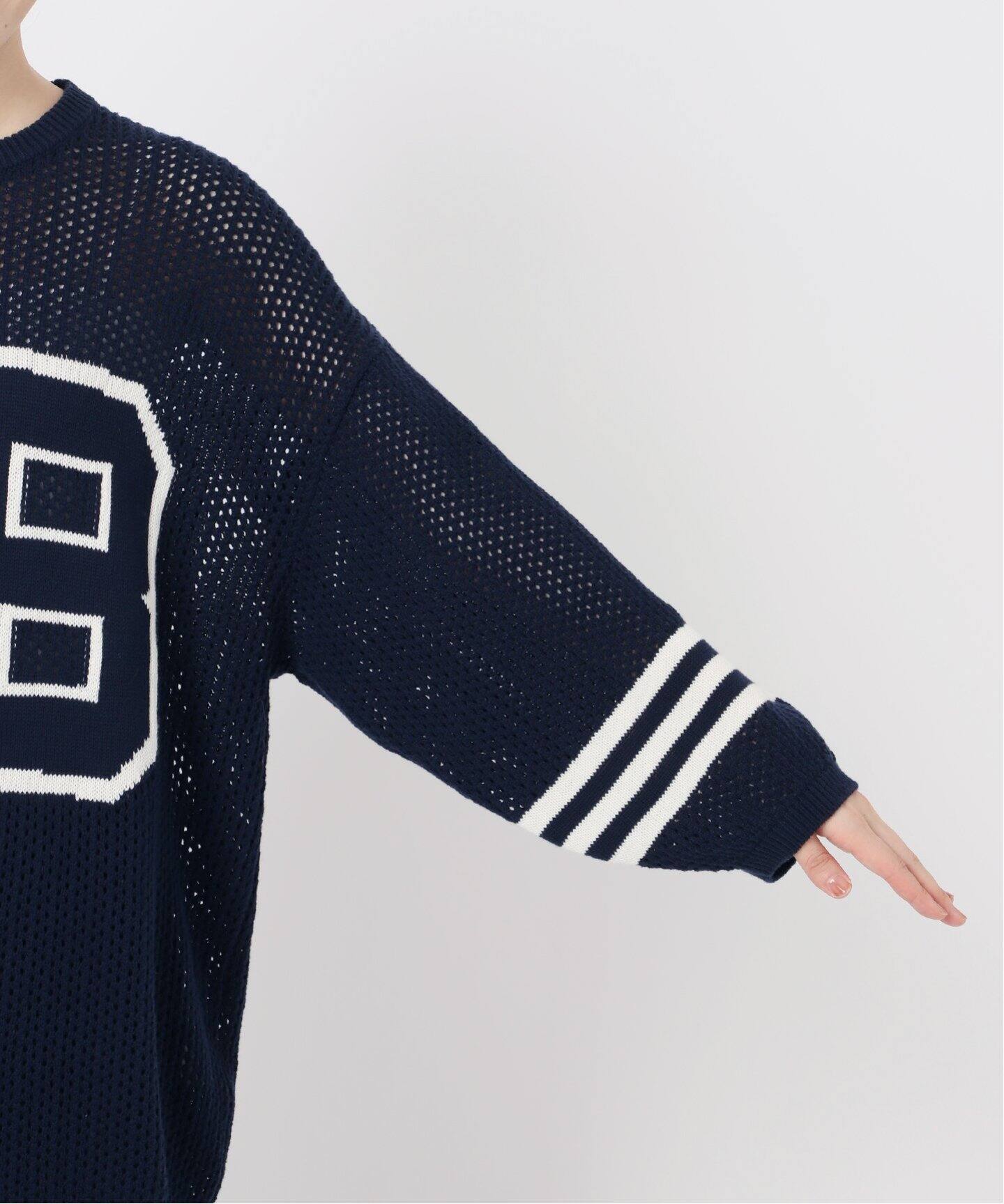 athletic wear MASON MESH KNIT（ニット／セーター）｜Deuxieme Classe  