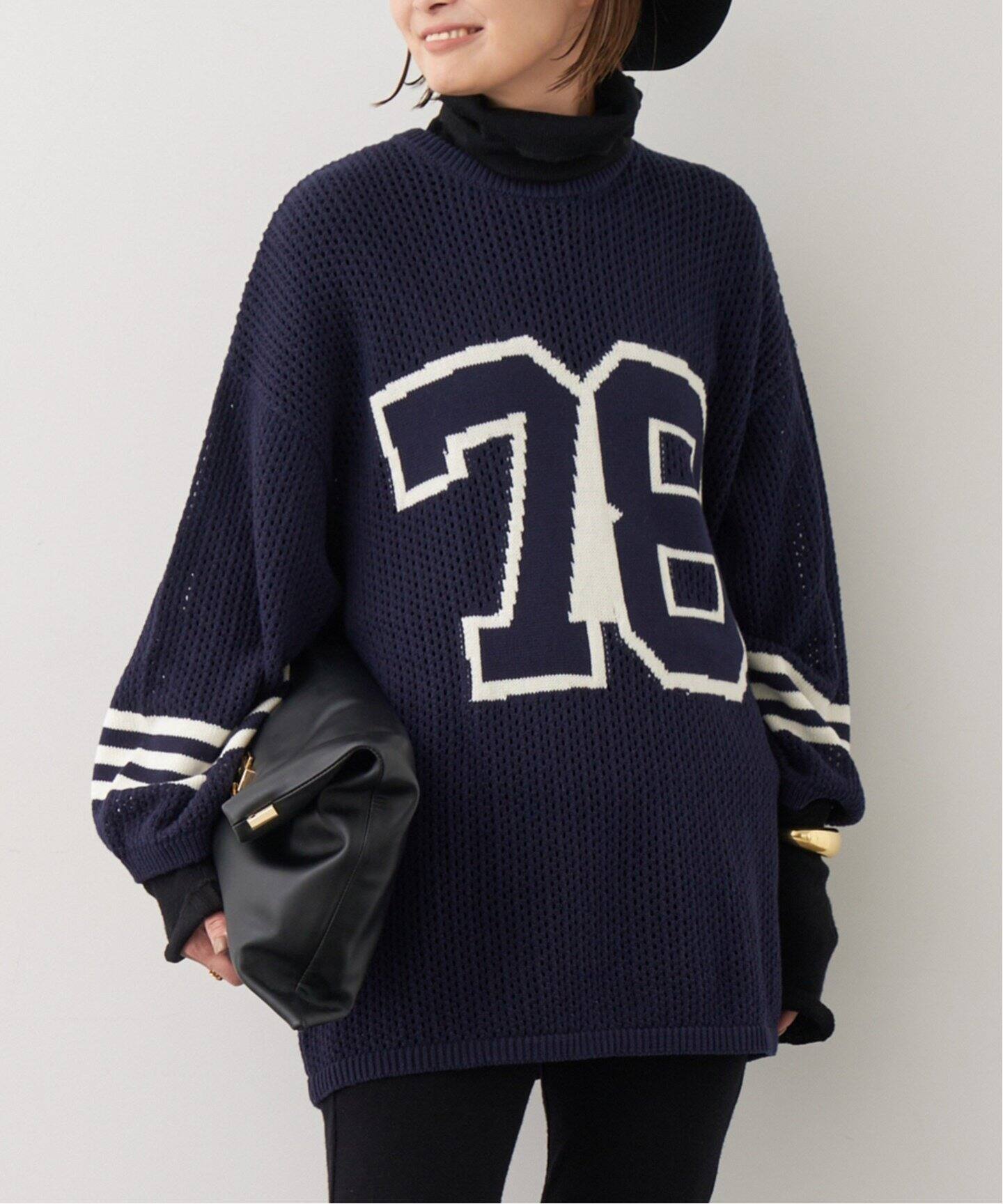 athletic wear MASON MESH KNIT（ニット／セーター）｜Deuxieme Classe  