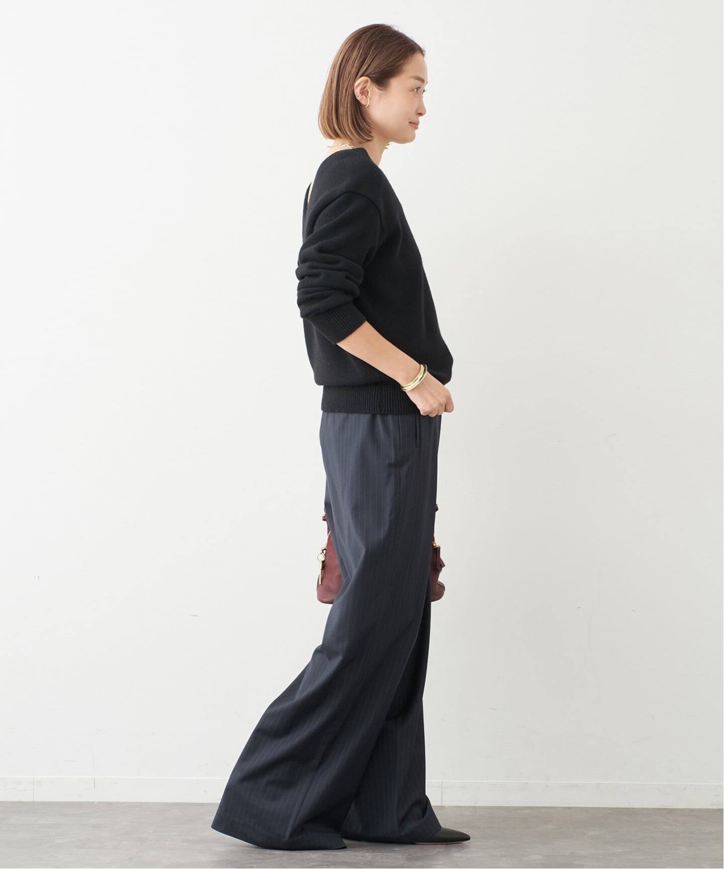 NOICE/ノイス】OFF-SHOULDER WOOLBLEND KNIT（ニット／セーター