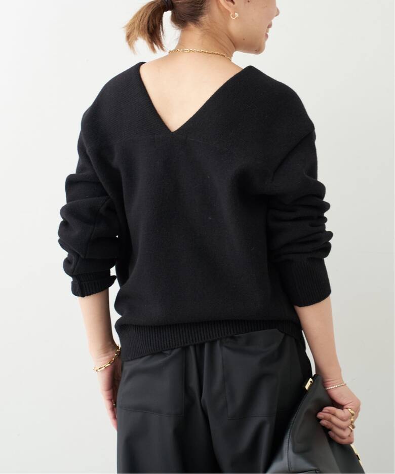 NOICE/ノイス】OFF-SHOULDER WOOLBLEND KNIT（ニット／セーター 