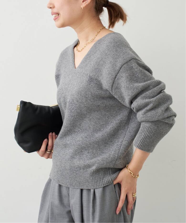NOICE/ノイス】OFF-SHOULDER WOOLBLEND KNIT（ニット／セーター 
