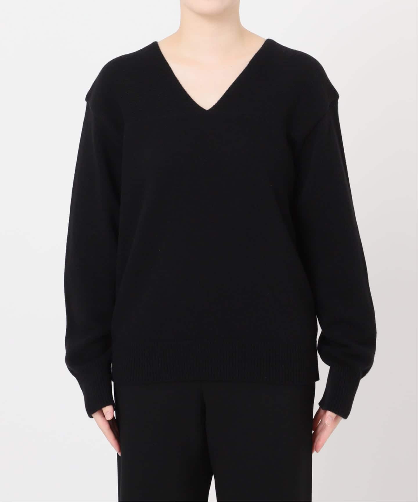 NOICE/ノイス】OFF-SHOULDER WOOLBLEND KNIT（ニット／セーター