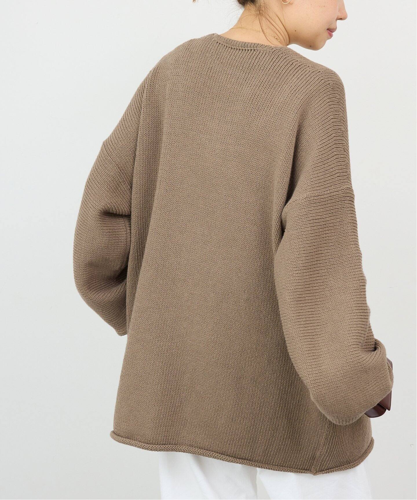 LAUREN MANOOGIAN/ローレン マヌージアン】OPEN CARDIGAN  