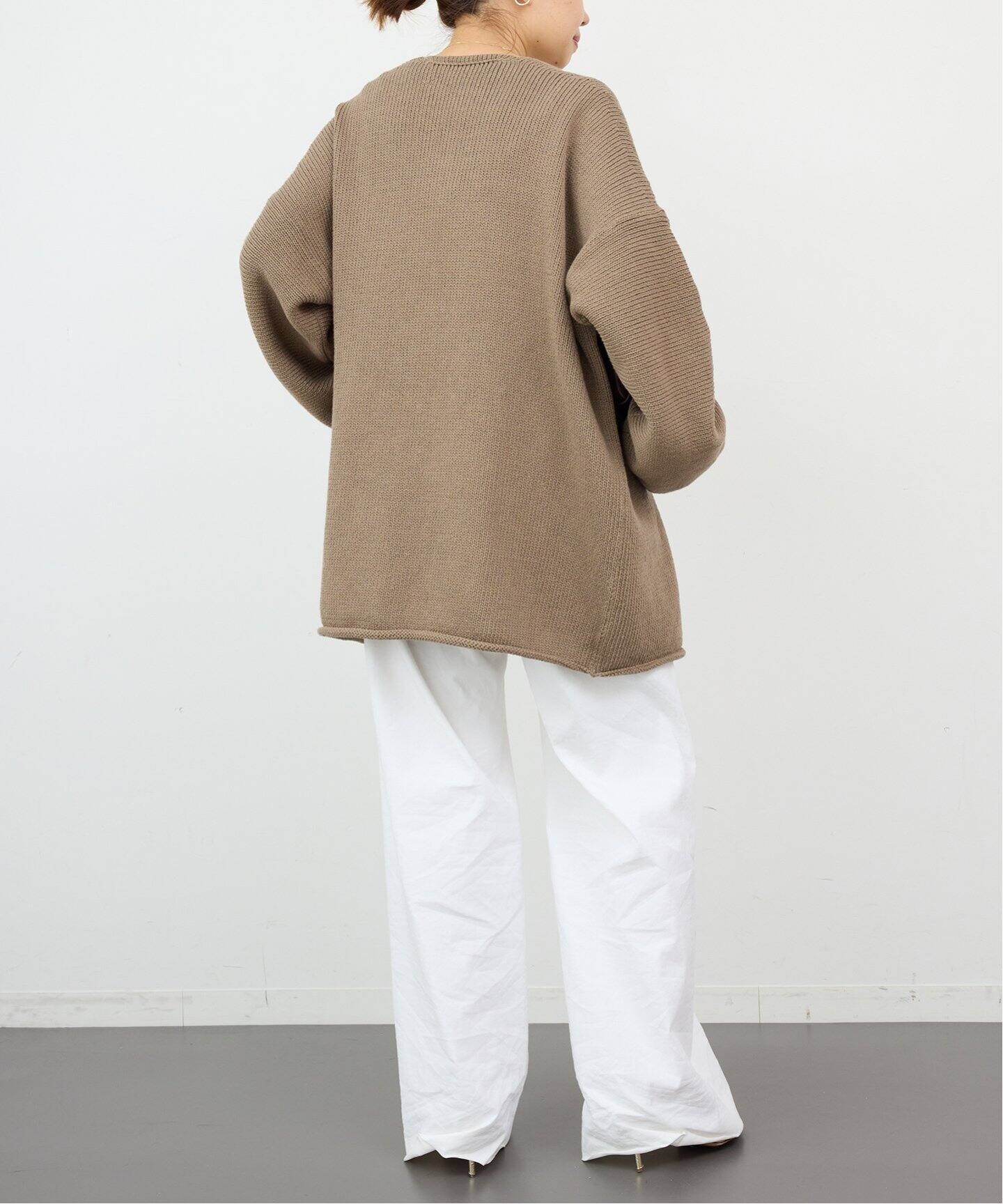 LAUREN MANOOGIAN/ローレン マヌージアン】OPEN CARDIGAN  