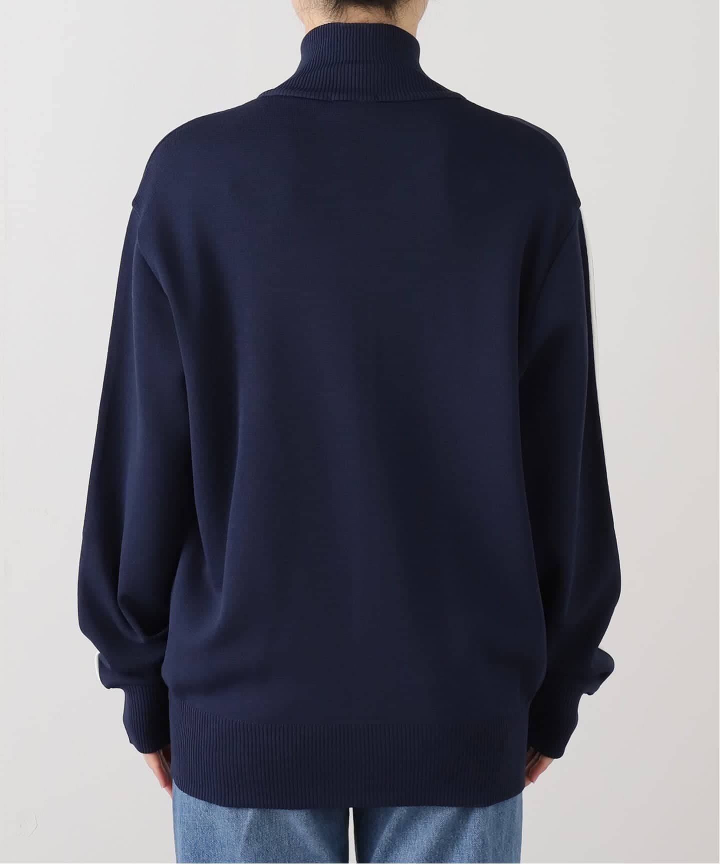 ★週末限定値下げ★ドゥーズィエムクラスNEWTONE HALF ZIP TOP over size half zip nylon po / black | wee9s | ウィークス
