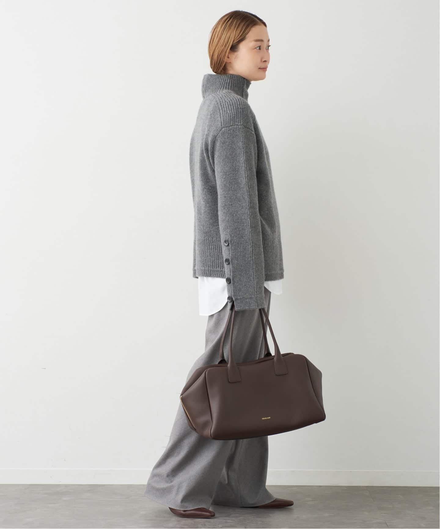 MARIA MCMANUS/マリアマクマナス】Button Mock Neck（ニット／セーター