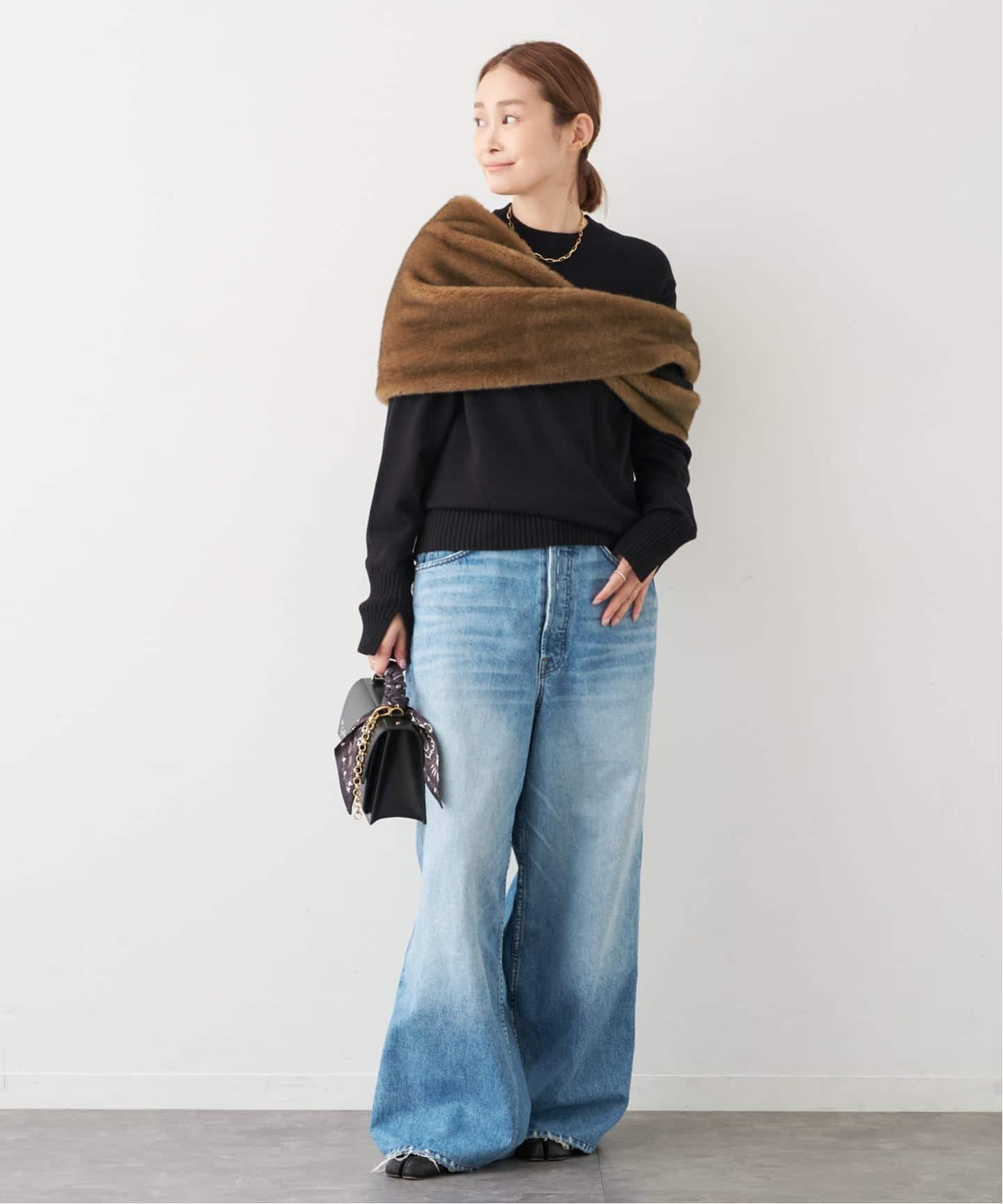 CINOH/チノ 】MIX KNIT（ニット／セーター）｜Deuxieme Classe