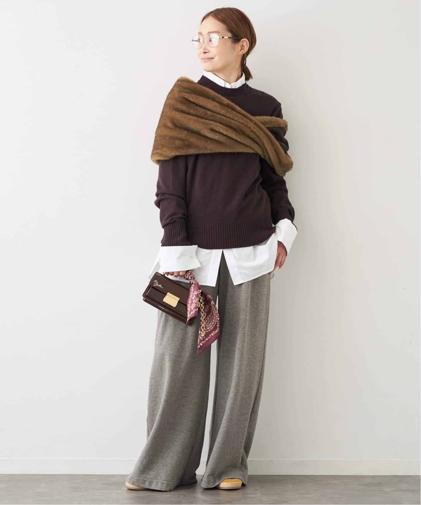 CINOH/チノ 】MIX KNIT（ニット／セーター）｜Deuxieme Classe