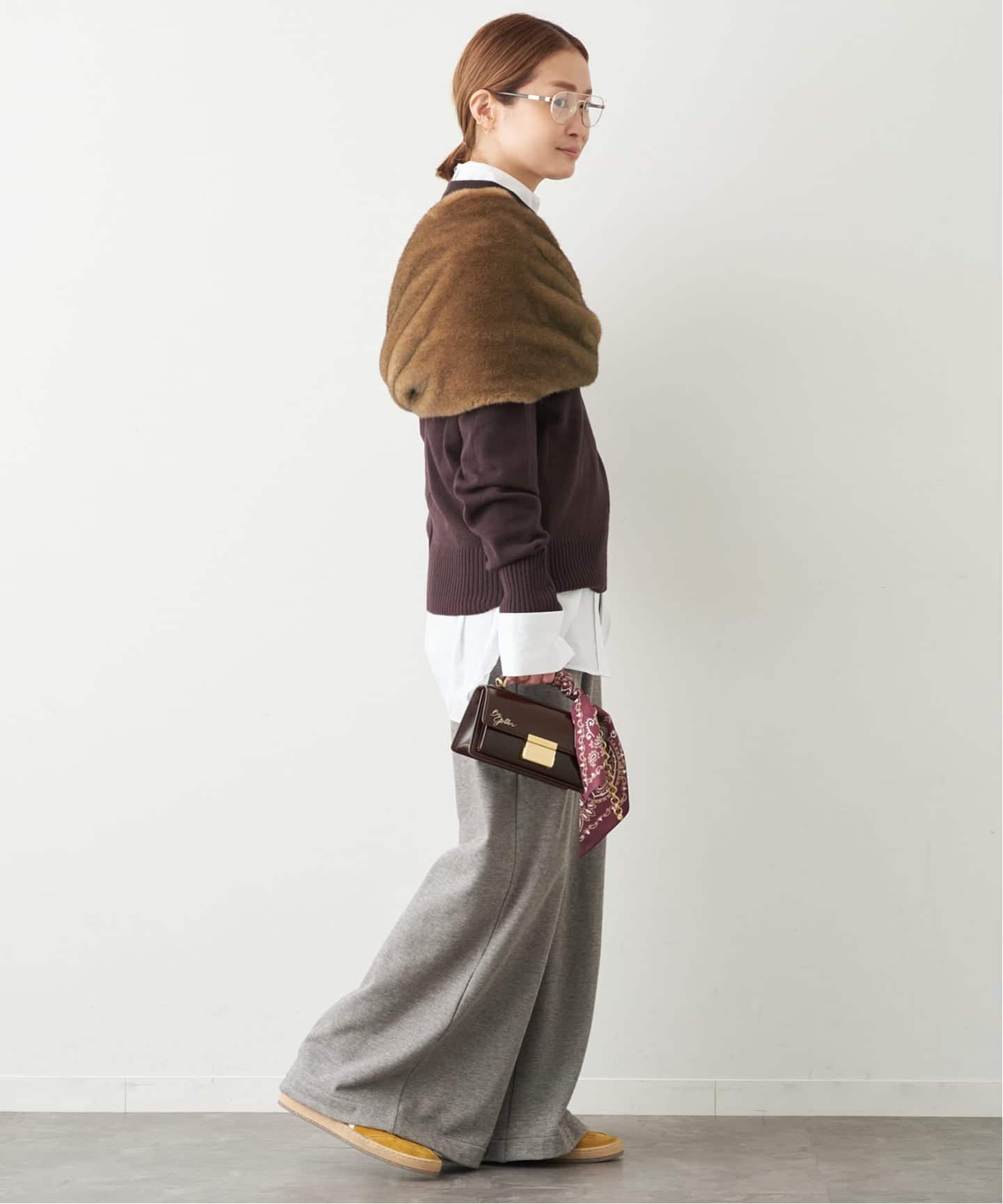 CINOH/チノ 】MIX KNIT（ニット／セーター）｜Deuxieme Classe