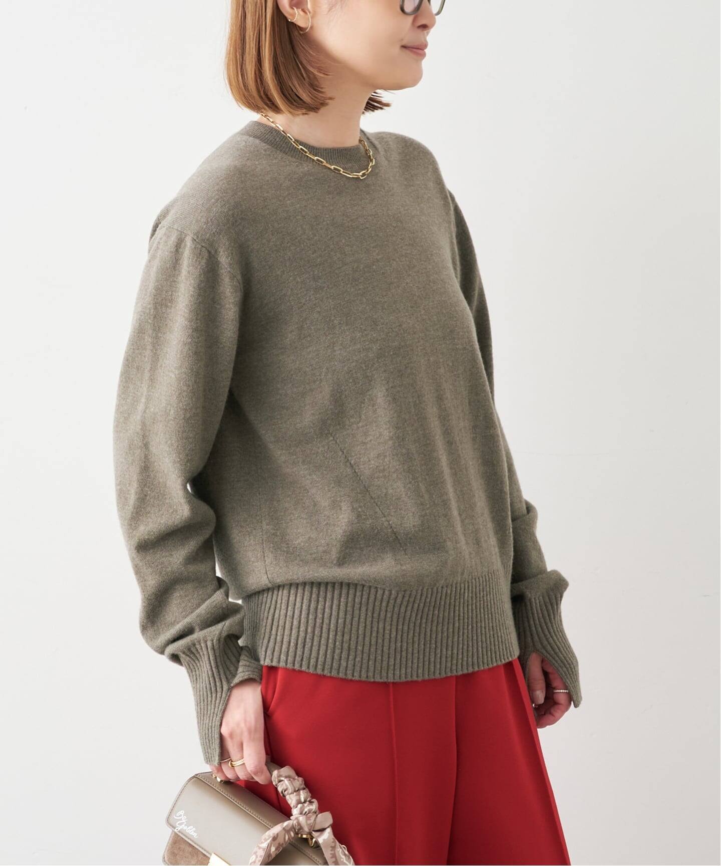 CINOH/チノ 】MIX KNIT（ニット／セーター）｜Deuxieme Classe