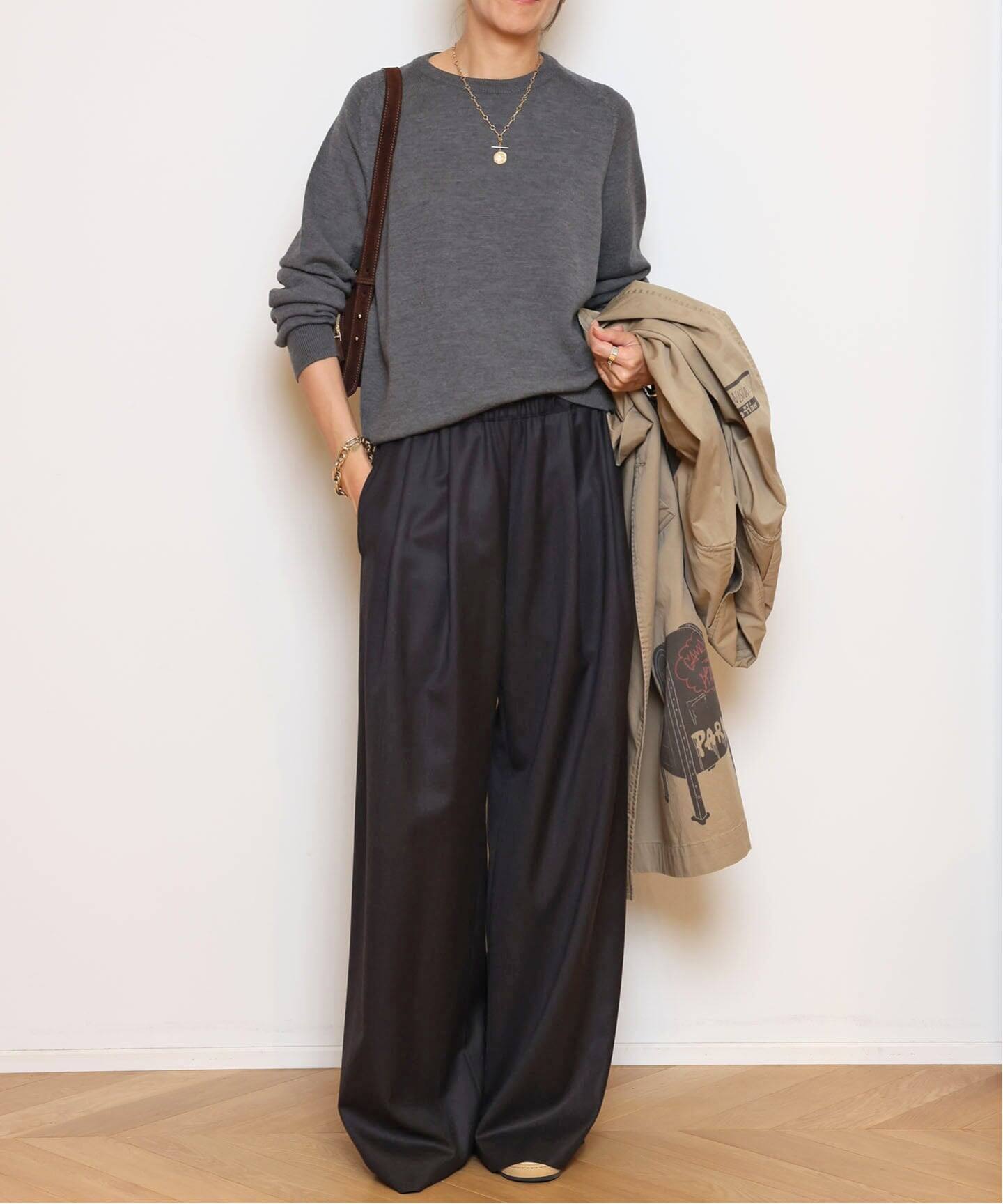 WISH クルーネックプルオーバー（ニット／セーター）｜MUSE de