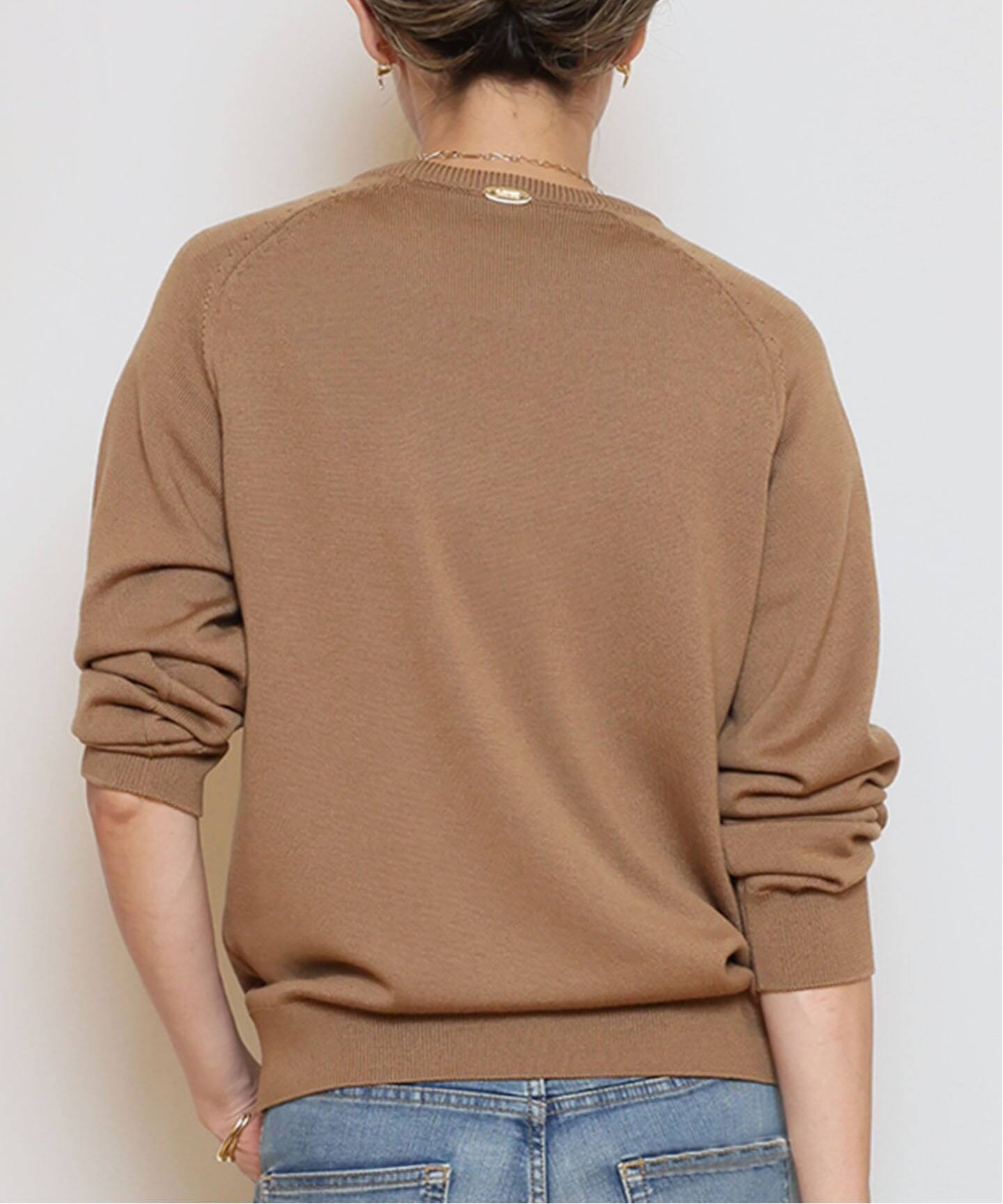 A17619 美品 ミューズ ドゥーズィエムクラス WISH クルーネックニット A17619 美品 ミューズ ドゥーズィエムクラス WISH クルーネック