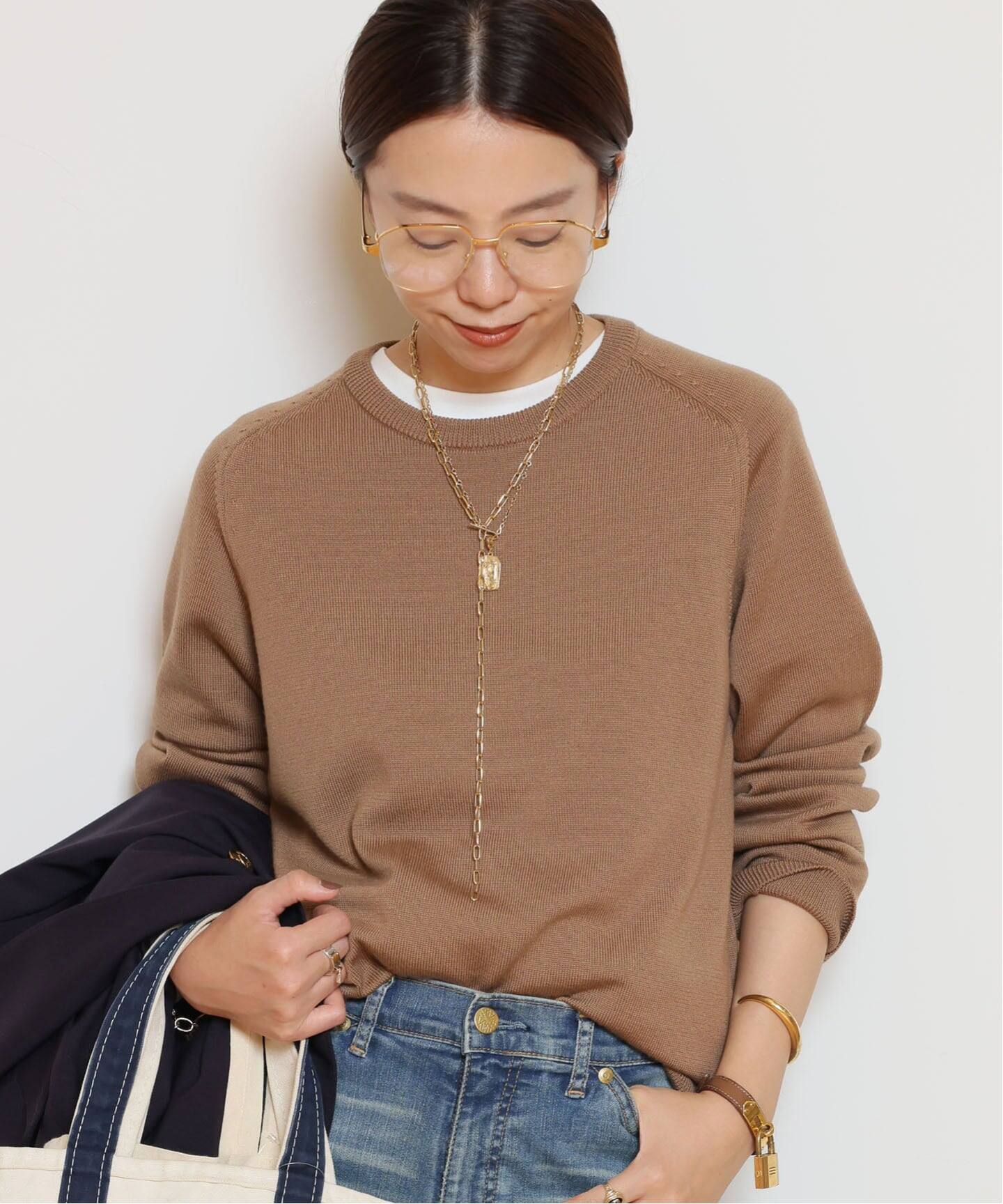 24AW✨ミューズドゥドゥーズィエムクラス　WISHクルーネックプルオーバー WISH クルーネック プルオーバー（ニット／セーター）｜Deuxieme