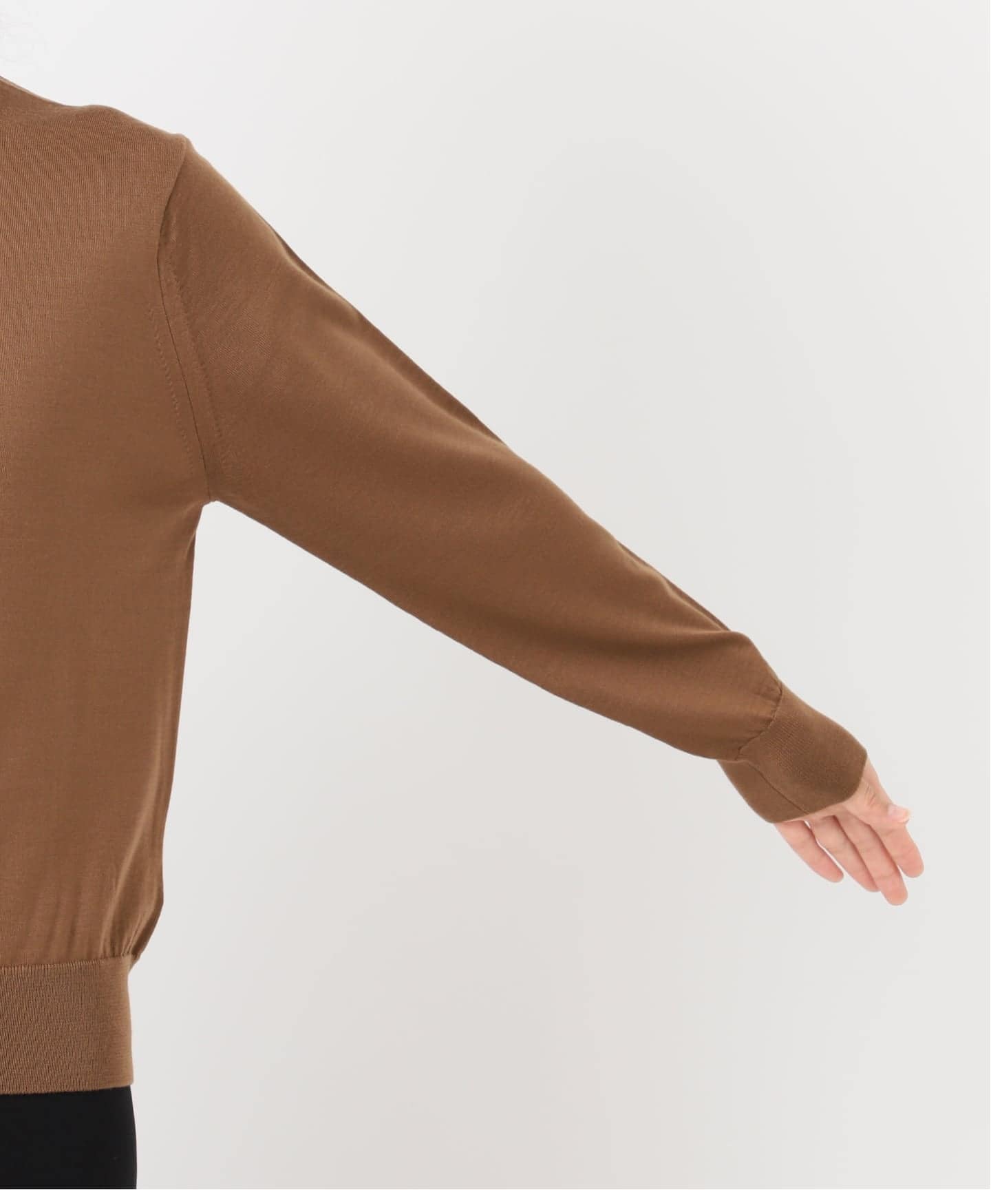 ドゥーズィエムクラス、ブラウン SUNDAY クルーネック ドゥーズィエムクラス、ブラウン SUNDAY クルーネック