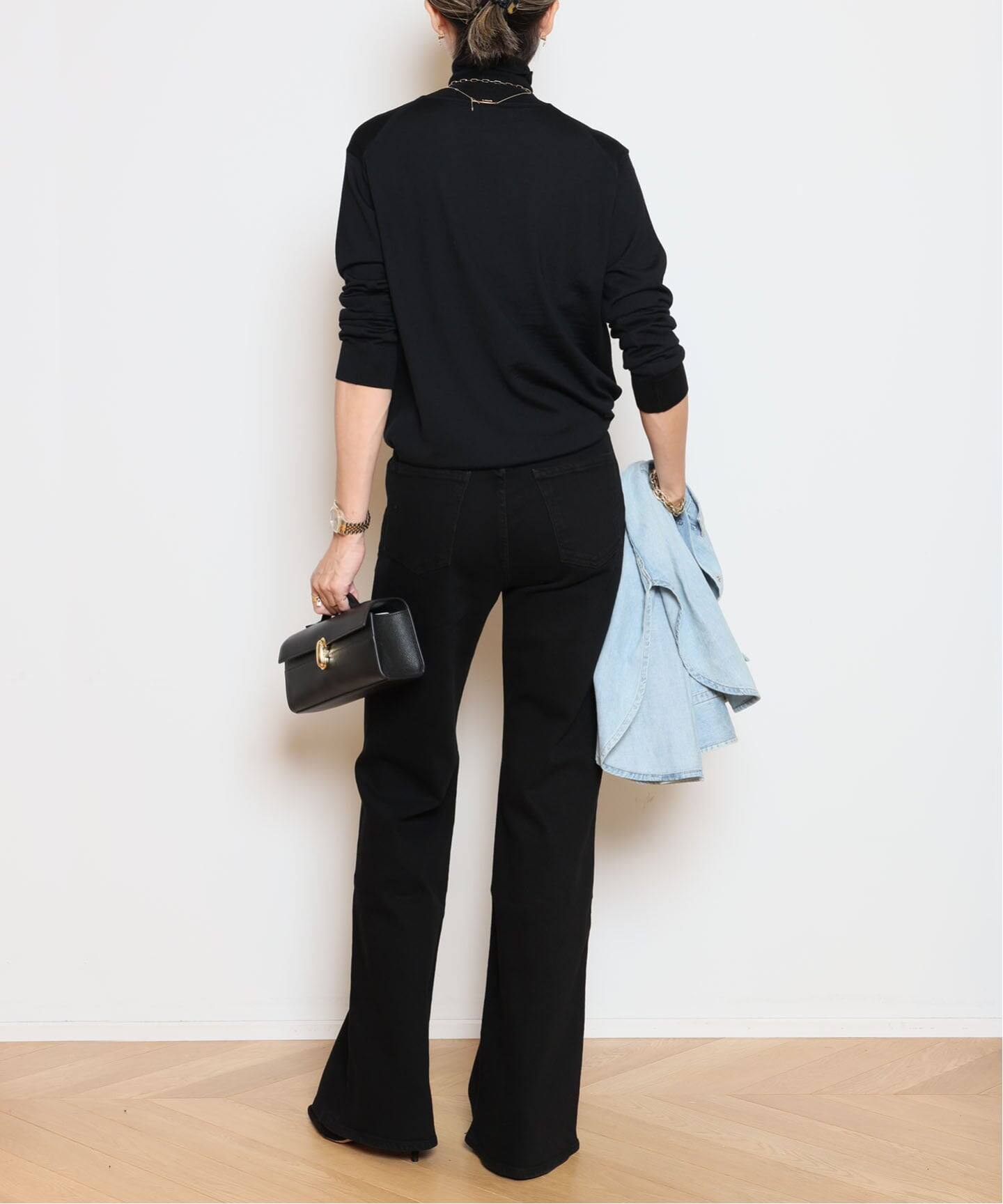 【ドゥーズィエムクラス　ミューズ】カシミヤ　ウール　タートル ネック　ニット FF30 TODAY タートルネックプルオーバー（ニット／セーター