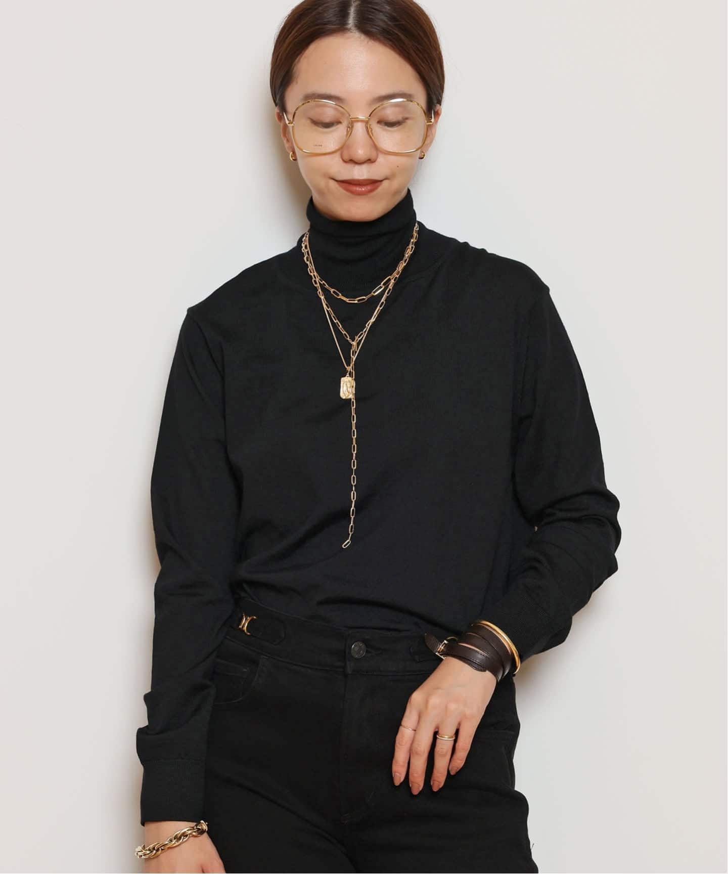 FF30 TODAY タートルネックプルオーバー（ニット／セーター