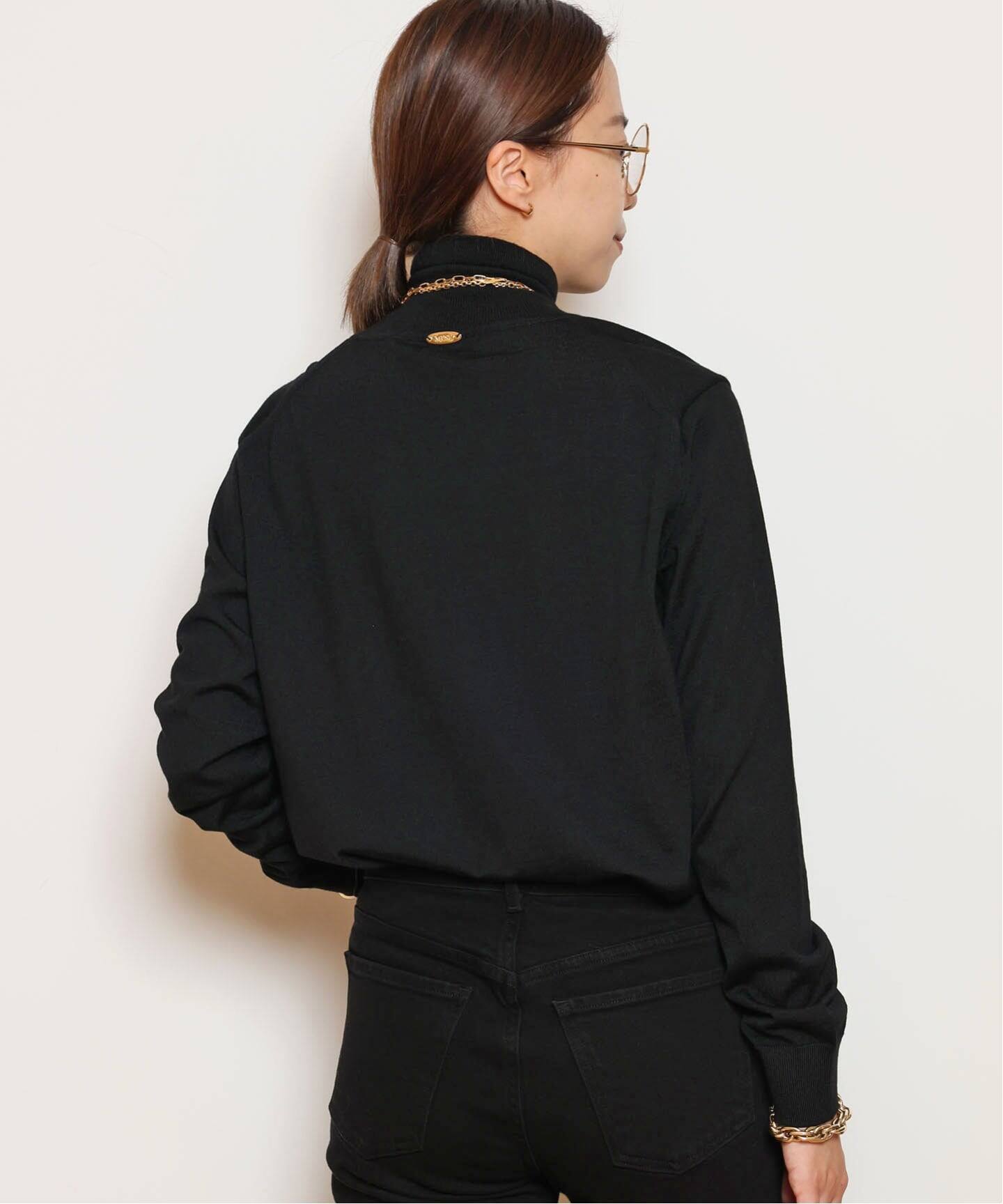 【ドゥーズィエムクラス　ミューズ】カシミヤ　ウール　タートル ネック　ニット FF30 TODAY タートルネックプルオーバー（ニット／セーター