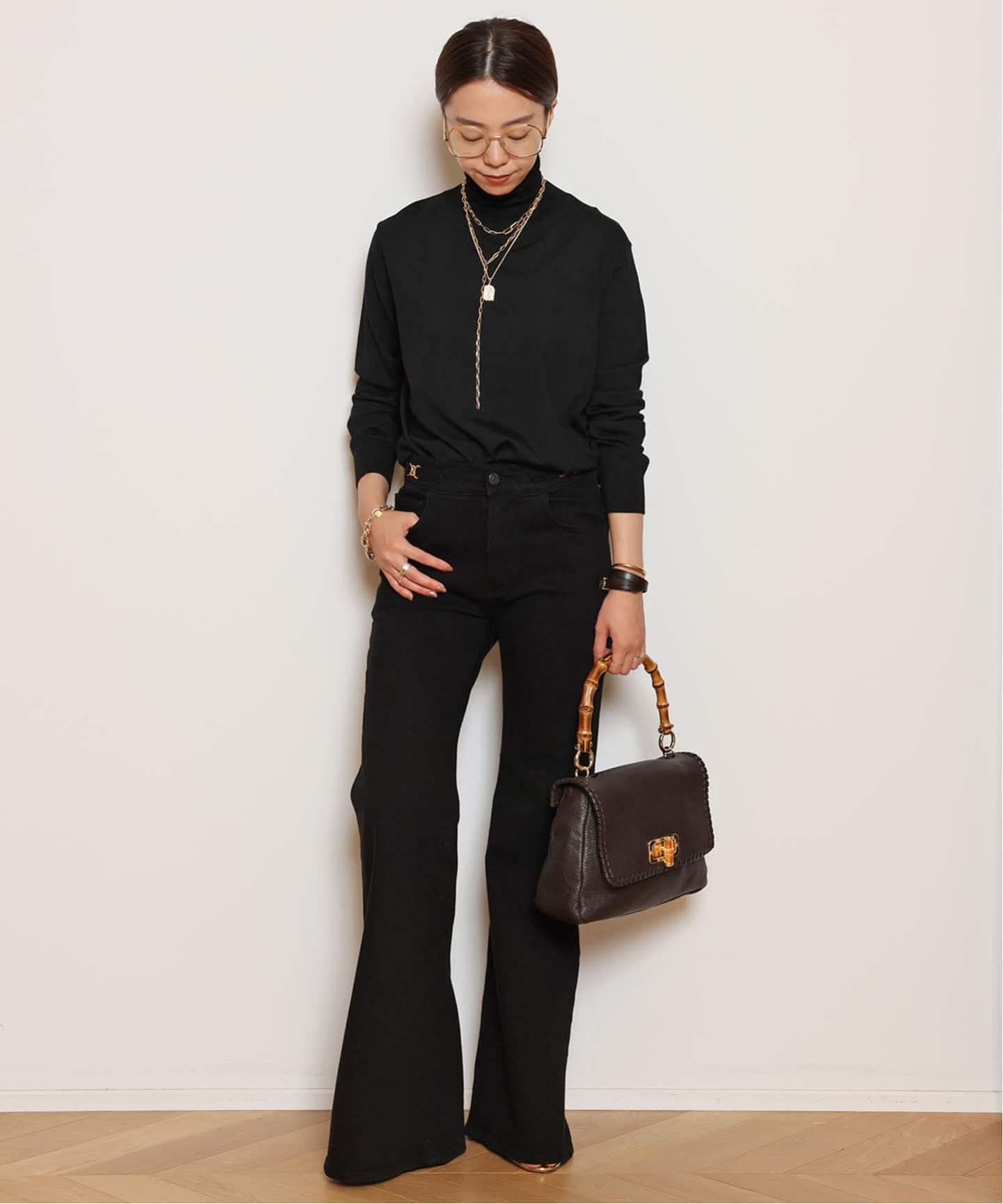 FF30 TODAY タートルネックプルオーバー（ニット／セーター