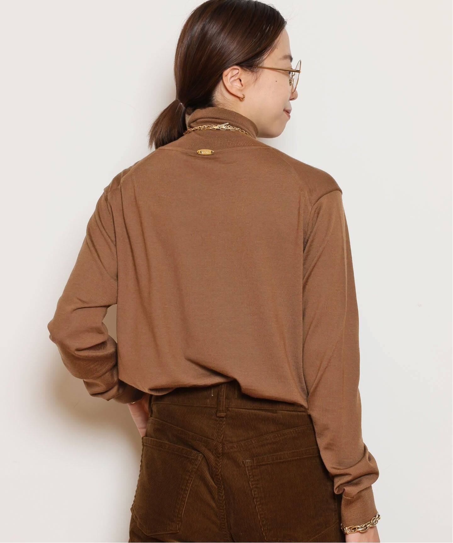 FF30 TODAY タートルネックプルオーバー　キャメル FF30 TODAY タートルネックプルオーバー（ニット／セーター