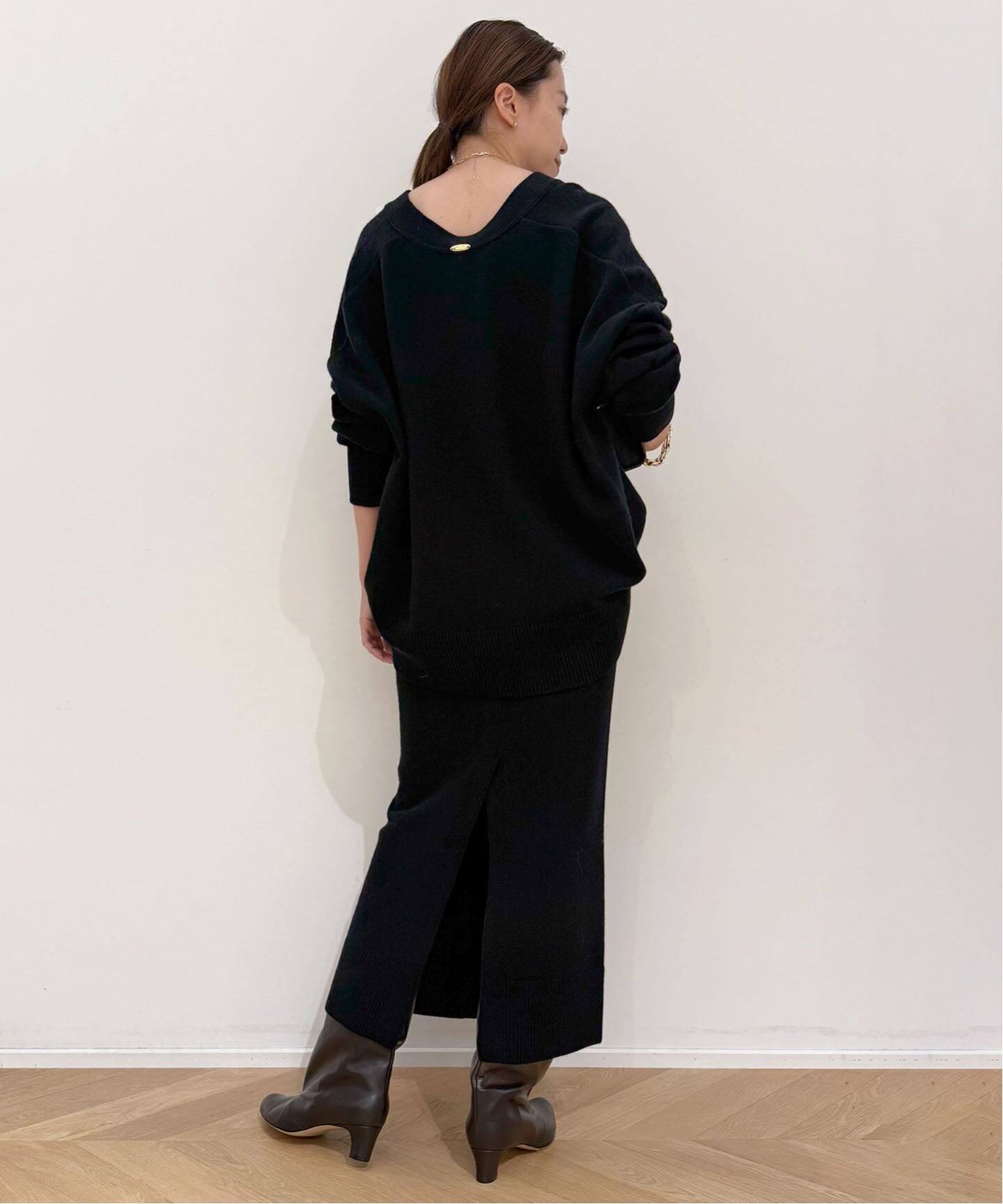 MUSE de Deuxieme Classe Vネックプルオーバー カシミヤ混 OLBIA Vネックプルオーバー（ニット／セーター）｜MUSE de