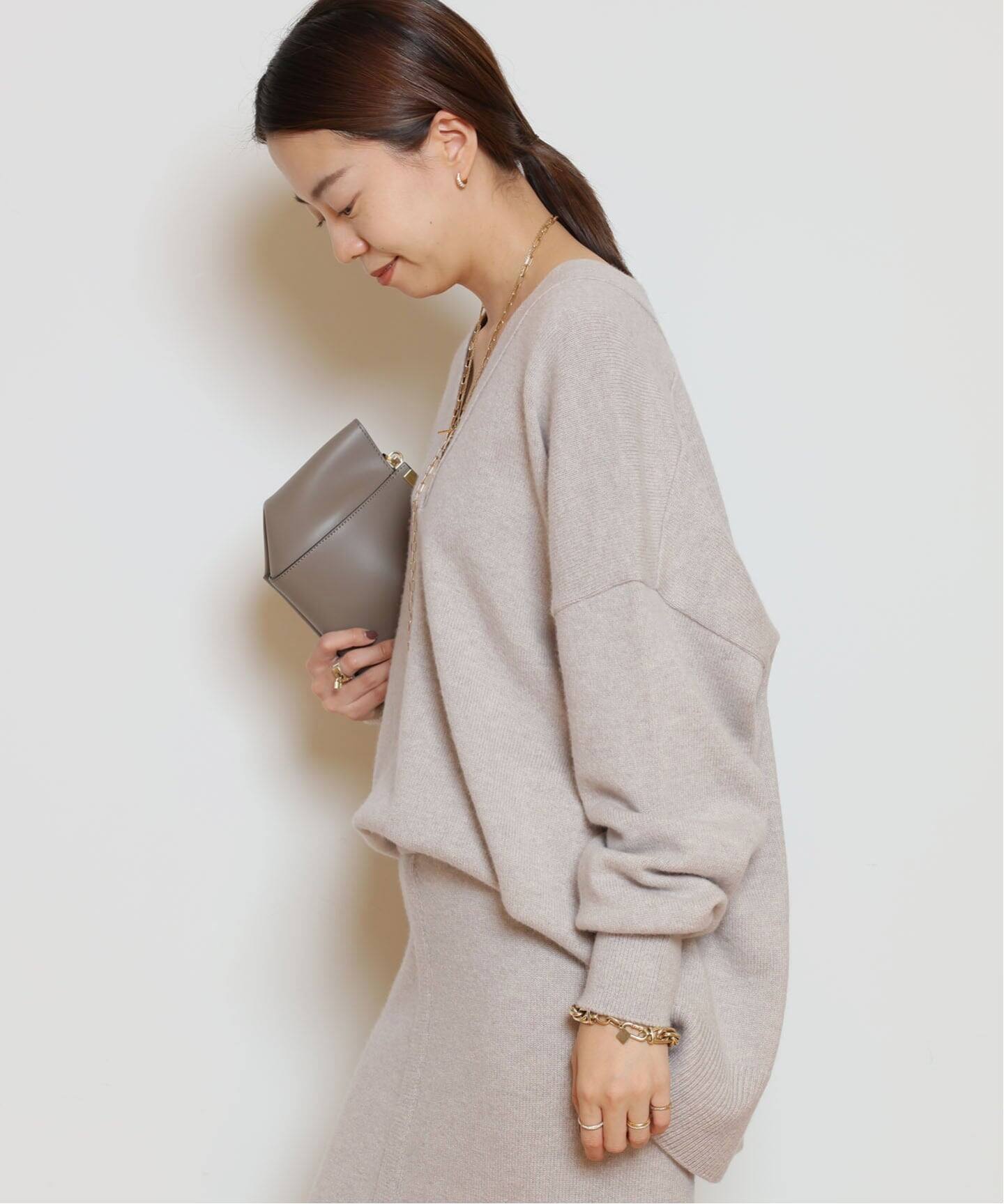 【美品✨】Deuxieme Classe ウール100% Vネックプルオーバー OLBIA Vネックプルオーバー(ニット/セーター)|MUSE de