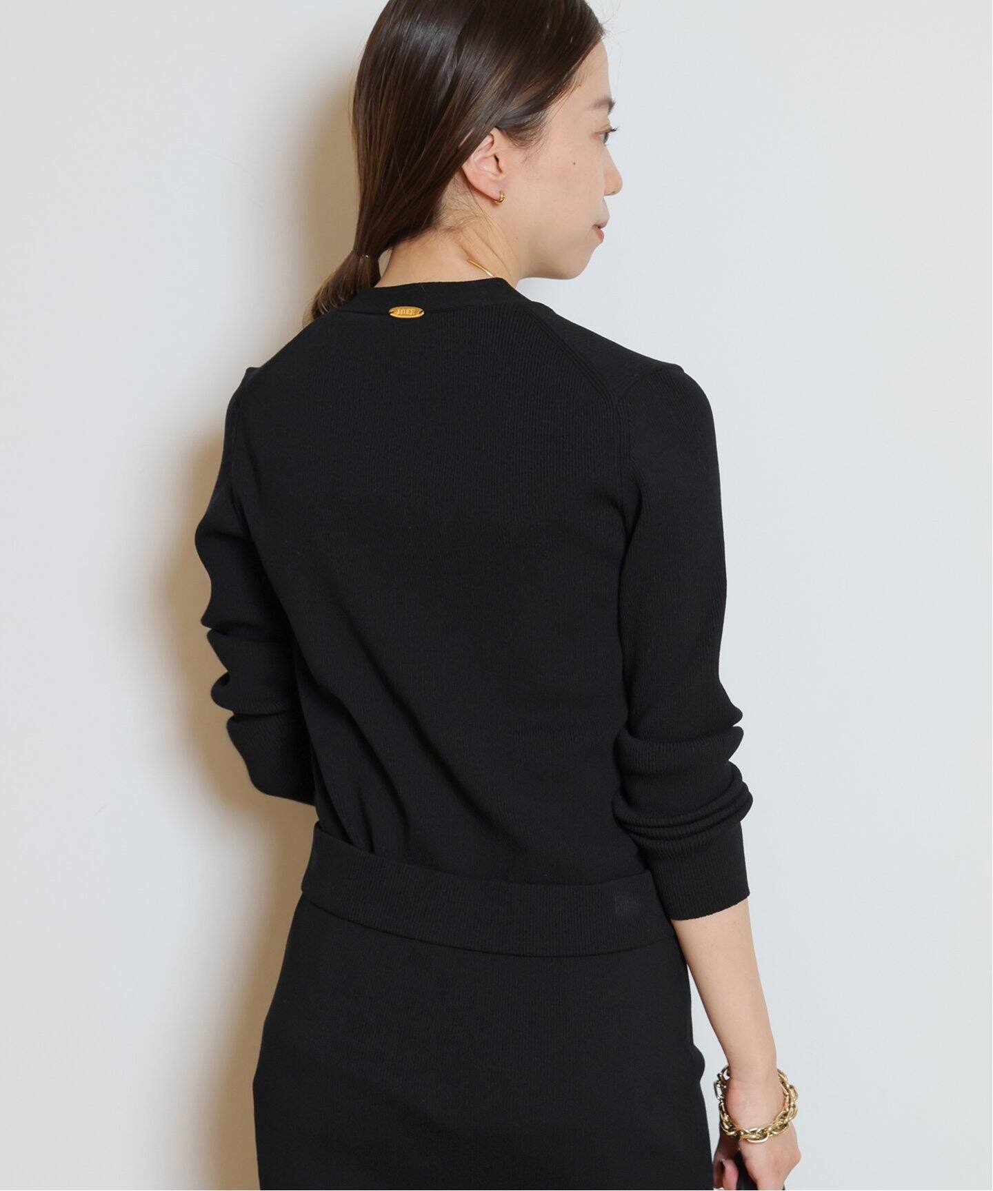 DINER RIB Vネック カーディガン（カーディガン）｜MUSE de Deuxieme  